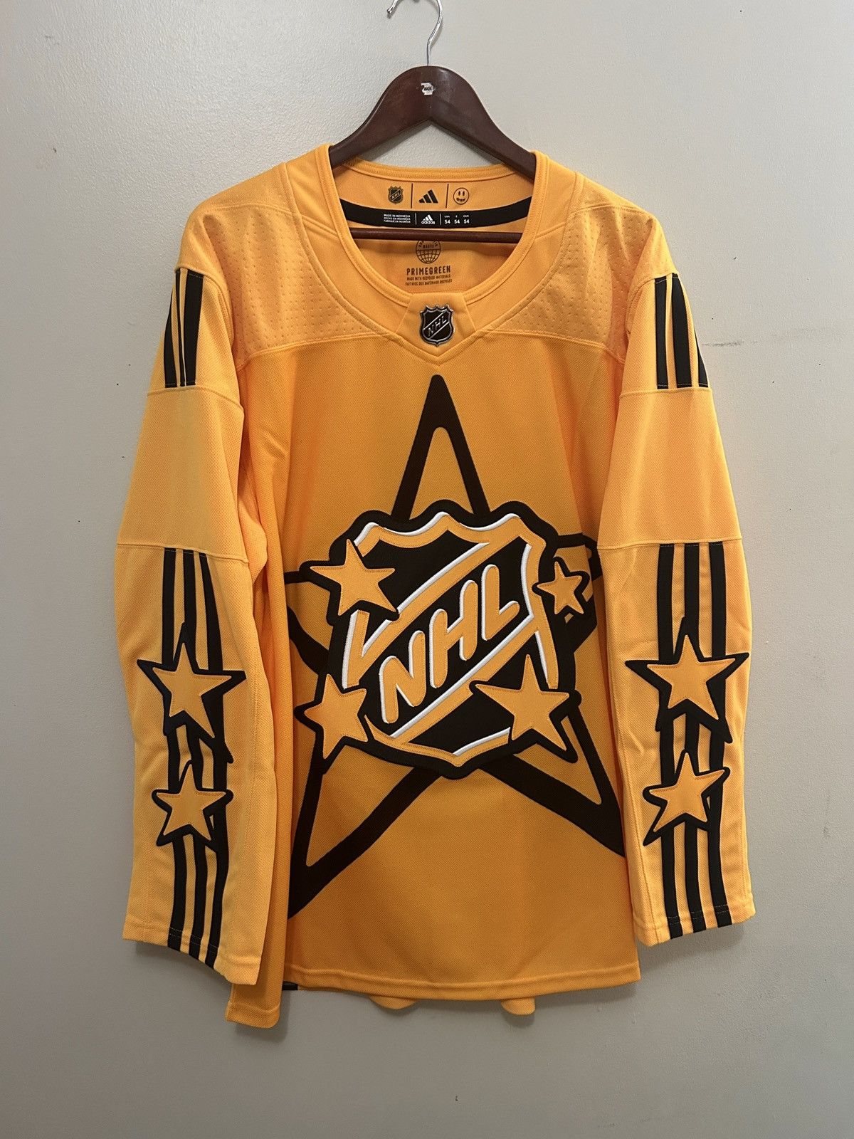 Adidas × NHL 2024 All Star Game Adidas x Drew House Yellow NHL Jersey Size US XL / EU 56 / 4 - 1 Thumbnail