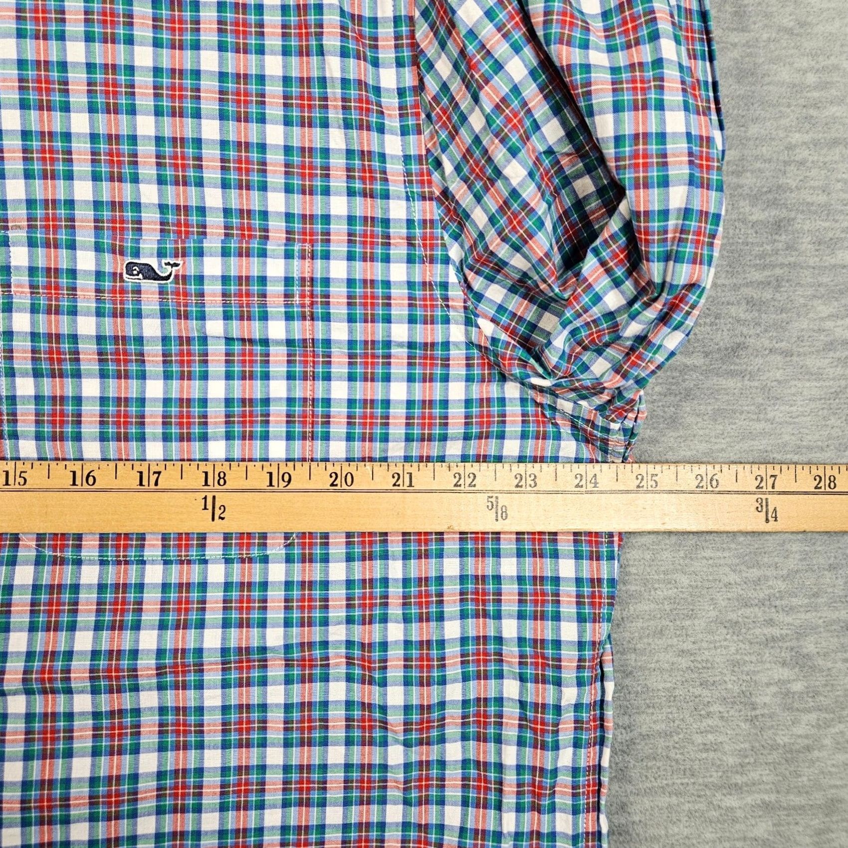 Vineyard Vines Vineyard Vines Button-Up Shirt Tucker Men’s Plaid Long Sleeve XL Slim Fit? Size US XL / EU 56 / 4 - 4 Thumbnail