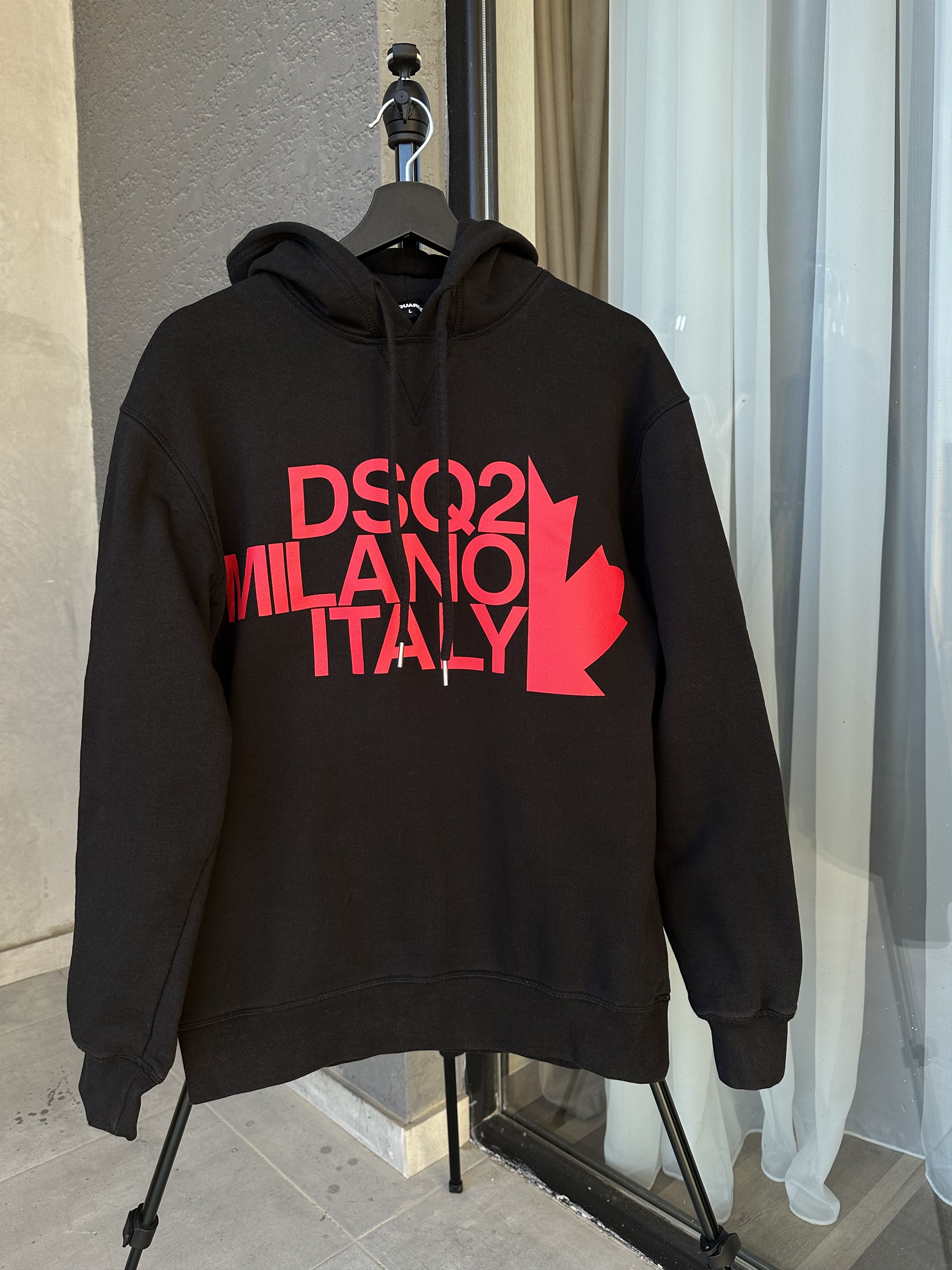 Dsquared2 DSQUARED2 HOODED SWEATSHIRT SWEATER LONGSLEEVE MEN'S L Size US L / EU 52-54 / 3 - 1 Thumbnail