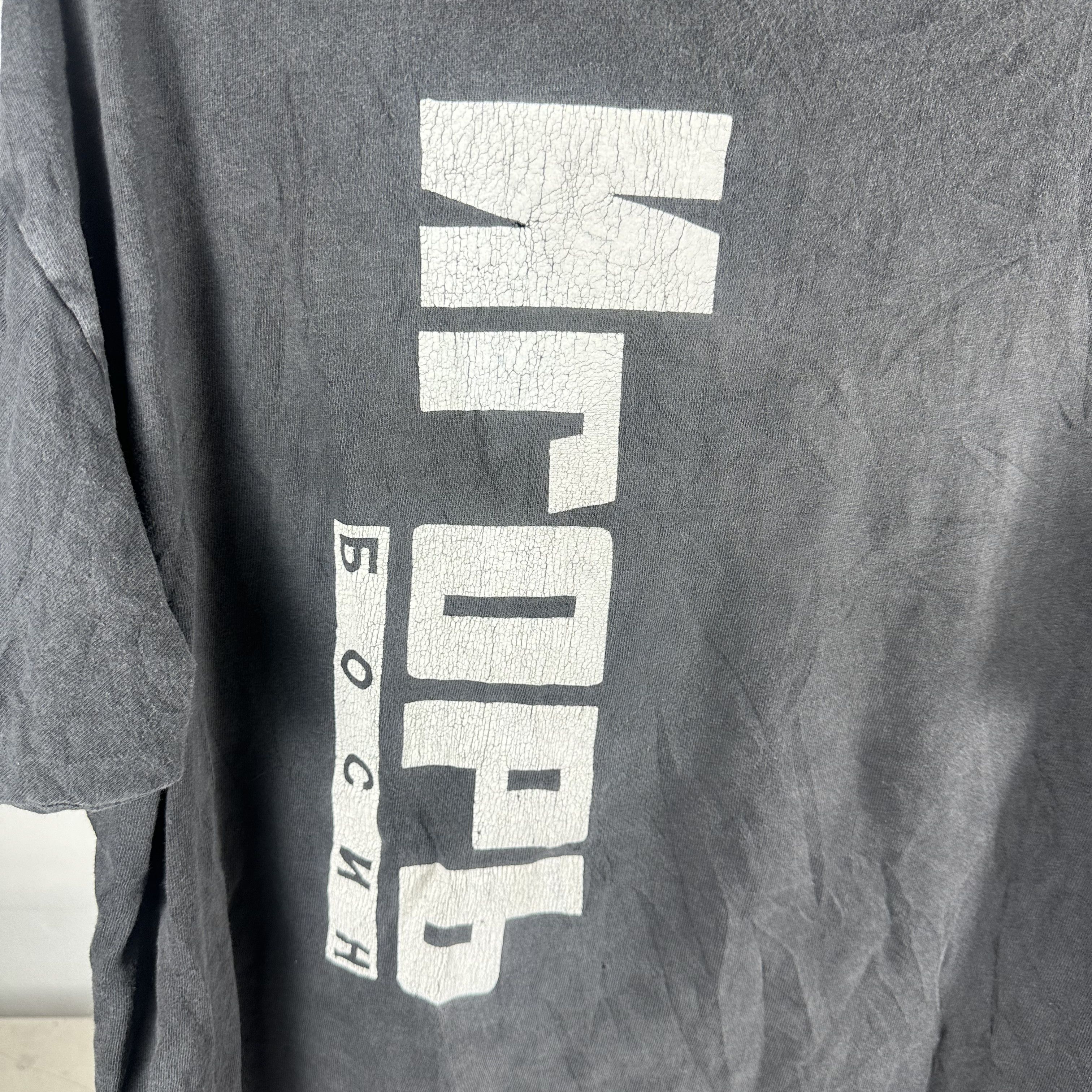 Vintage 90s Igor Bosin Hair & Art Studio Single Stitch T-Shirt Size US XL / EU 56 / 4 - 2 Thumbnail