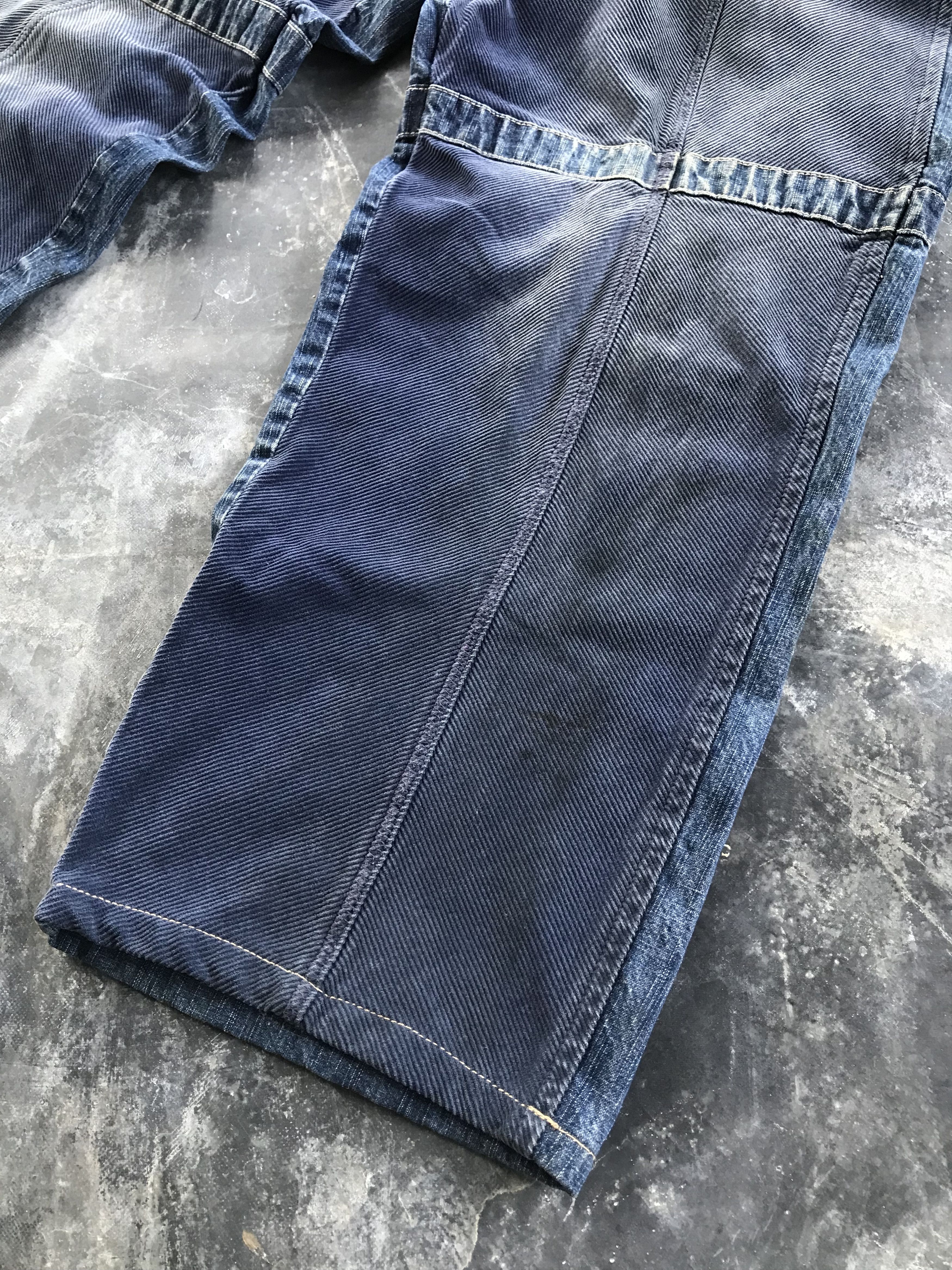 Pelle Pelle RARE Y2K Pelle Pelle Patchwork Baggy Jeans Size US 36 / EU 52 - 8 Thumbnail