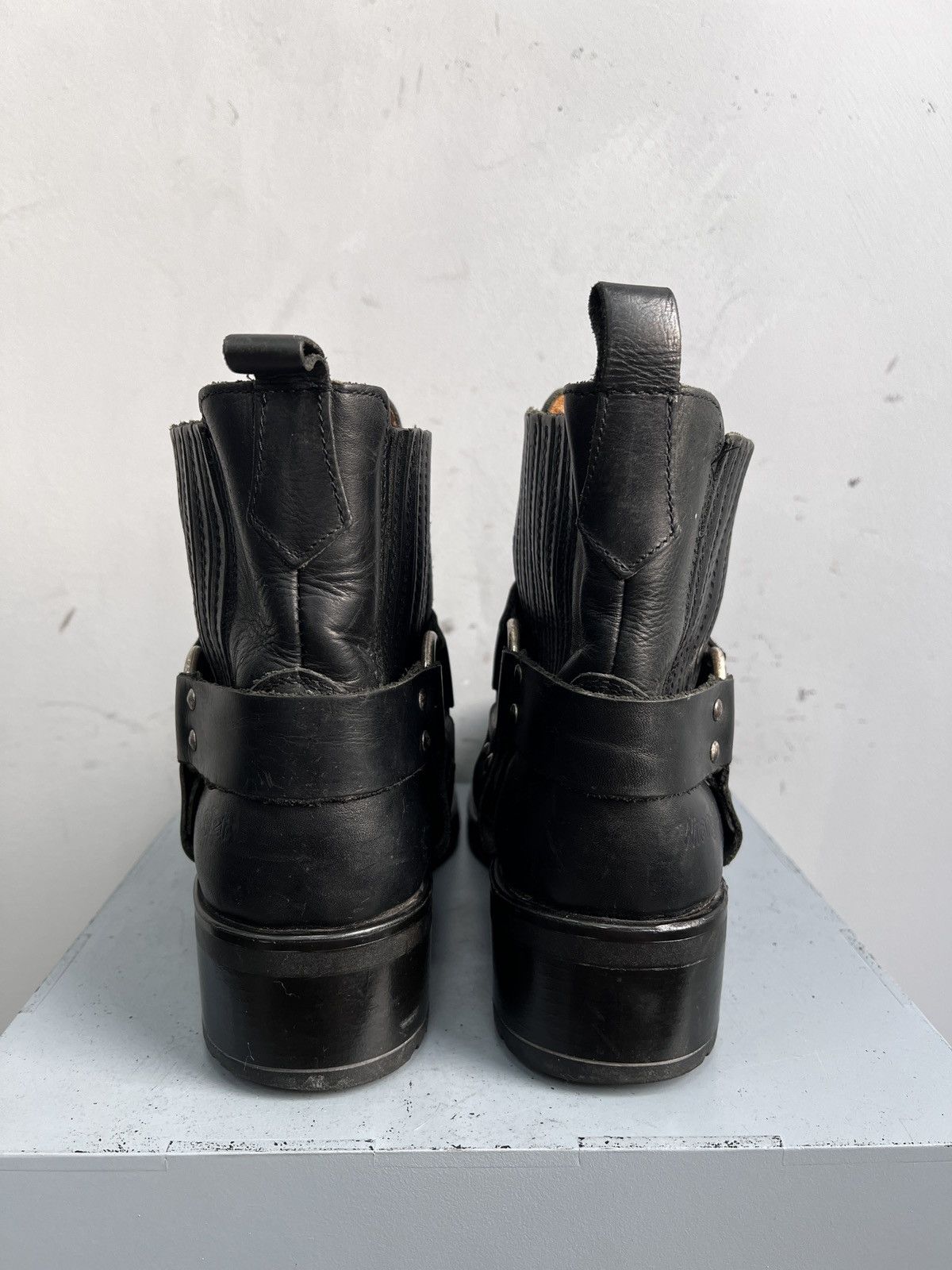 Wrangler Wrangler black leather guidi boots vintage biker style Size US 10 / EU 43 - 8 Thumbnail