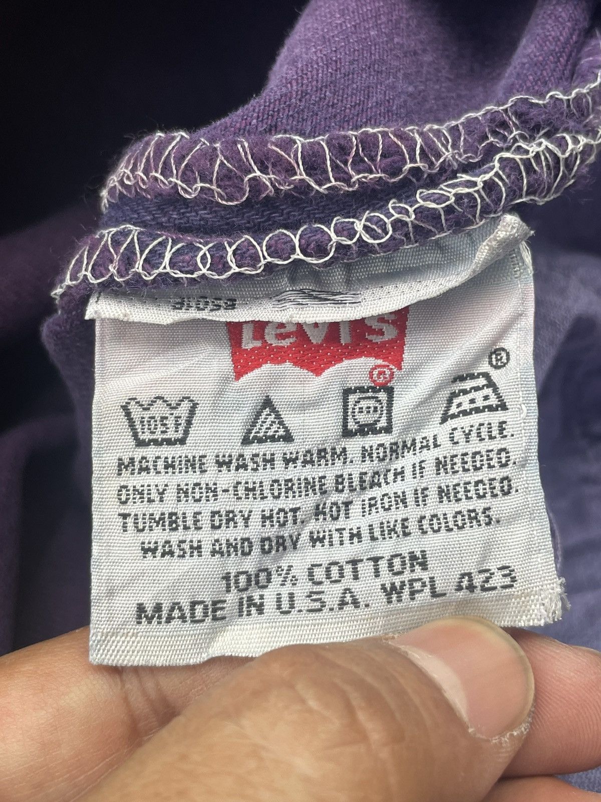 Levi's × Vintage Vintage 1997 Levis 501 e Purple Size 30" / US 8 / IT 44 - 21 Thumbnail