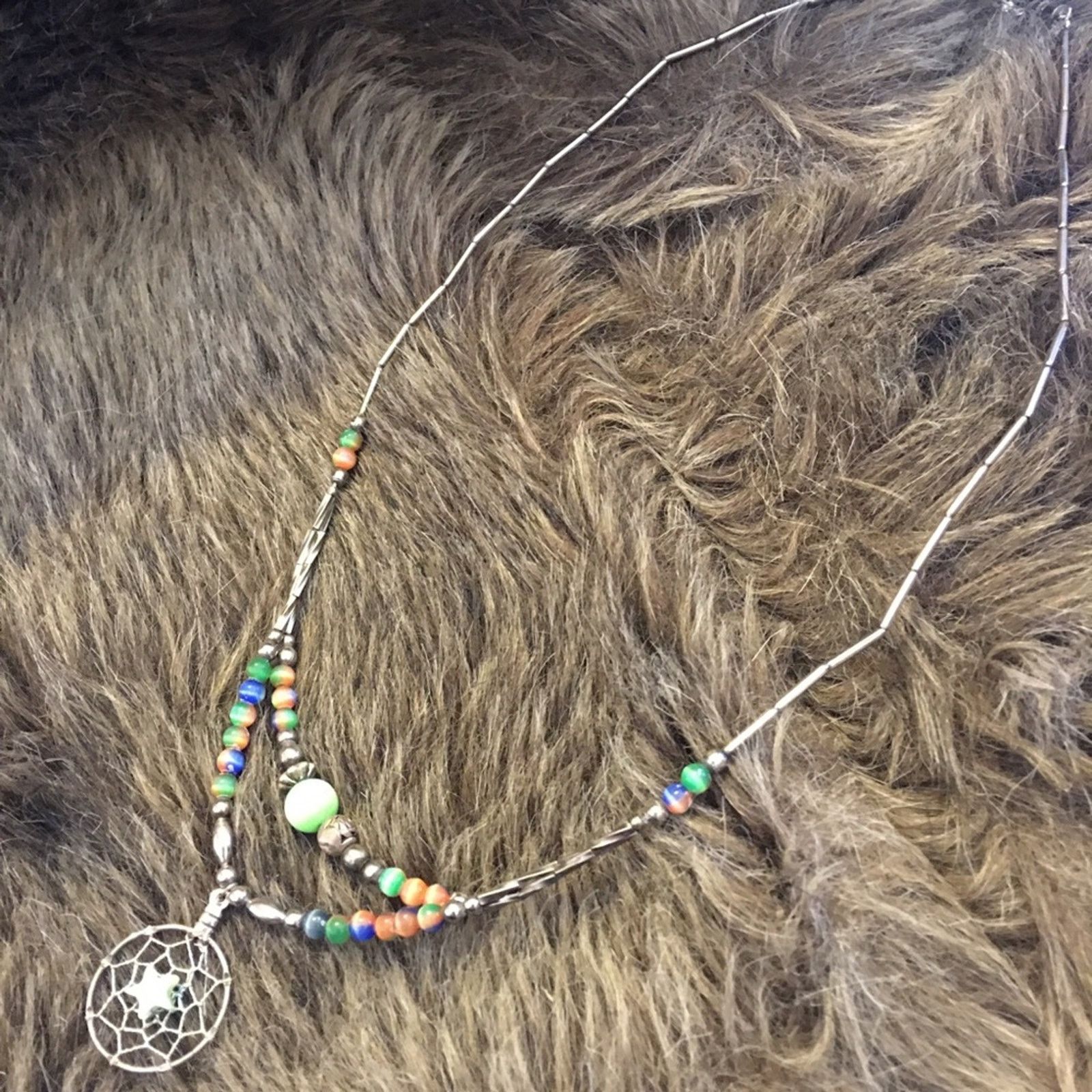 Vintage Vintage liquid silver plated moon stars necklace Size ONE SIZE - 7 Thumbnail