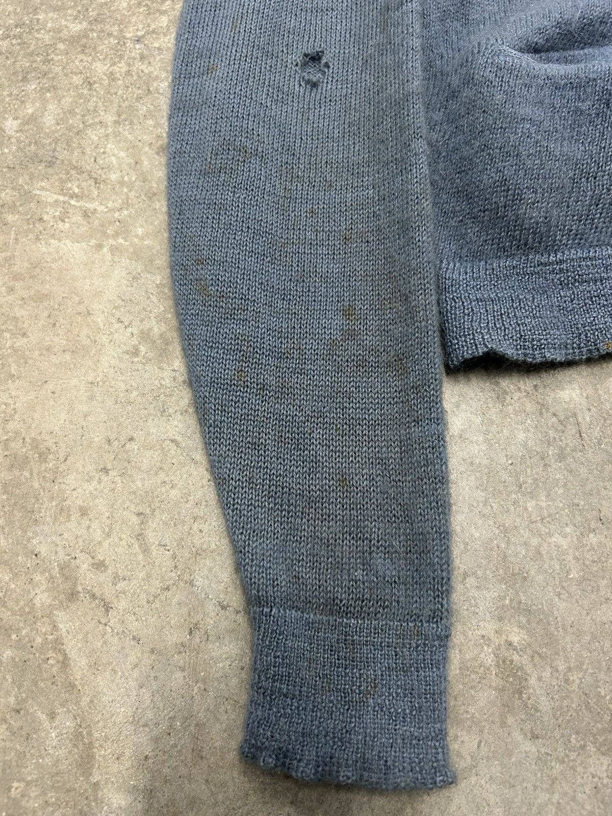 Vintage Vintage blue mohair cardigan Kurt cobain rare Size US M / EU 48-50 / 2 - 7 Thumbnail