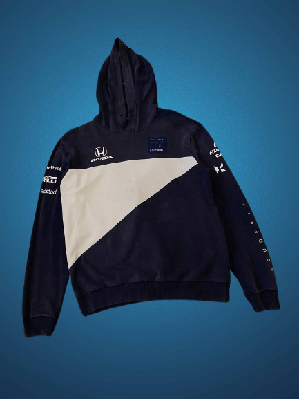 Vintage Scuderia Alphatauri Honda Team Racing Hoodie Size XL Size US XL / EU 56 / 4 - 1 Thumbnail