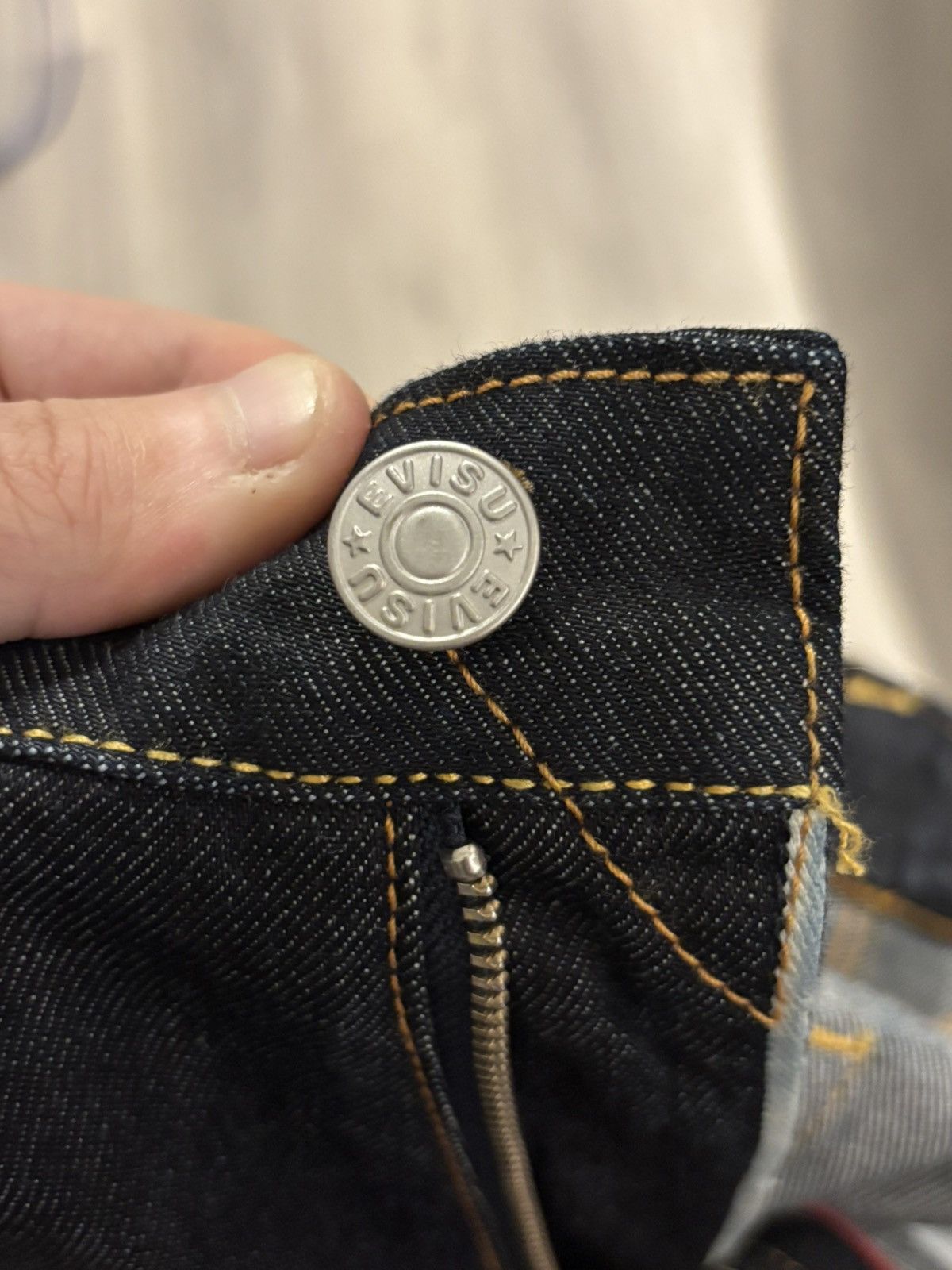 Evisu BRAND NEW Daicock Print Wide Leg Evisu Jeans Size 25" / US 0 / IT 36 - 7 Thumbnail