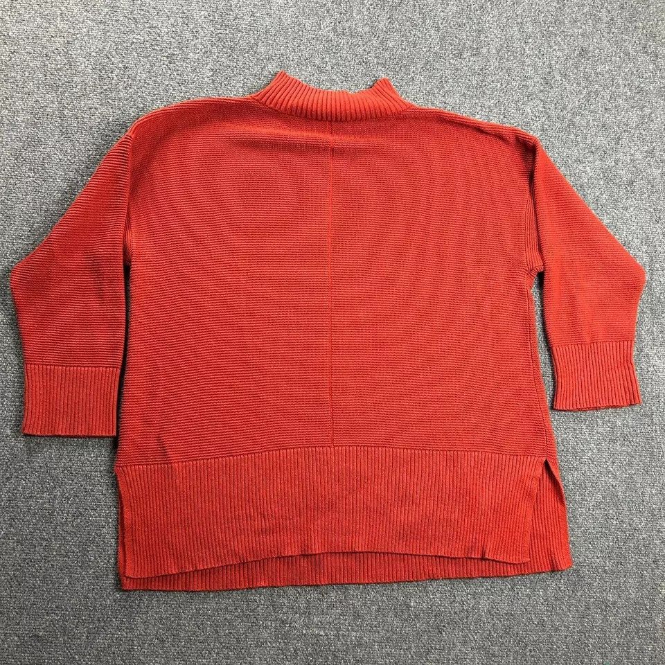 Talbots Talbots Sweater Womens 2X Red Mock Neck Tunic Casual Rayon Size XXL / US 16-18 / IT 52-54 - 6 Thumbnail