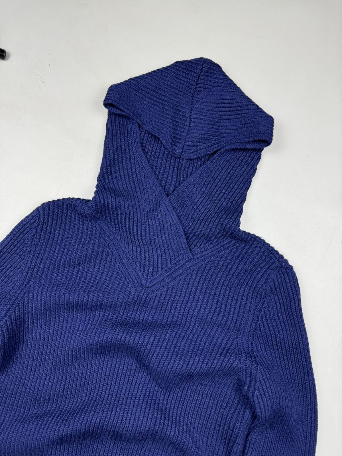 Jil Sander Jil Sander Knitted Wool Hooded Sweater Size M Size M / US 6-8 / IT 42-44 - 2 Thumbnail