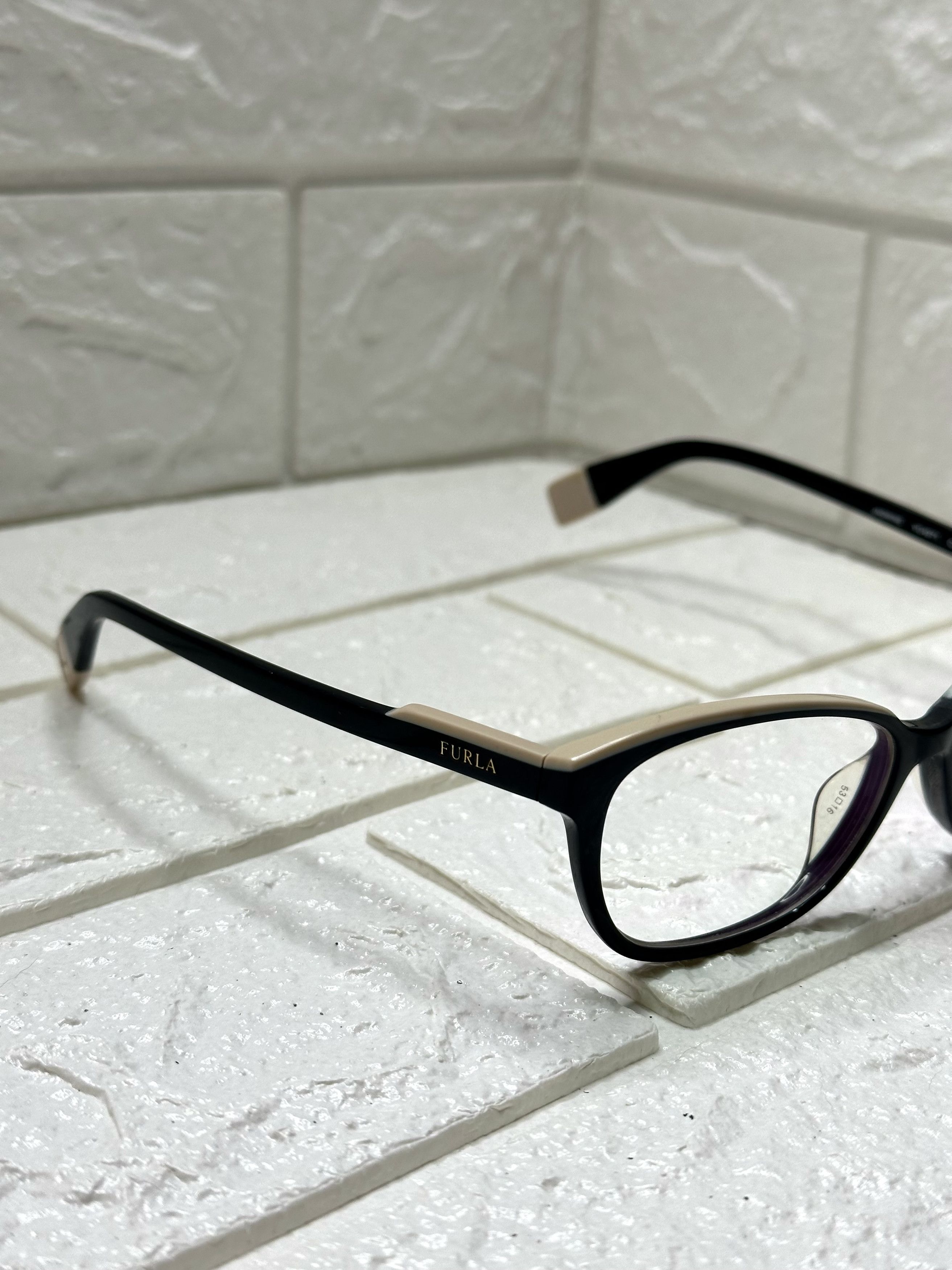 Furla Furla Jasmine Cateye Two Tone Slim Glasses Size ONE SIZE - 3 Thumbnail