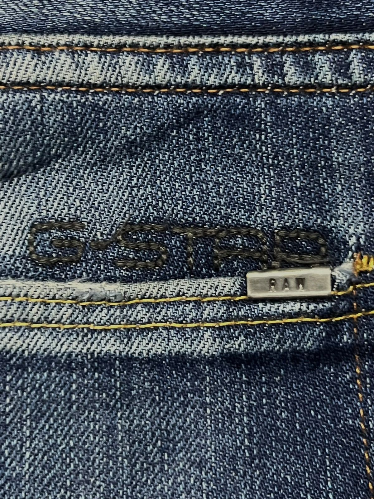 G-Star Vintage G-Star Raw - Faded Wash, Distressed Denim Size US 31 - 13 Thumbnail