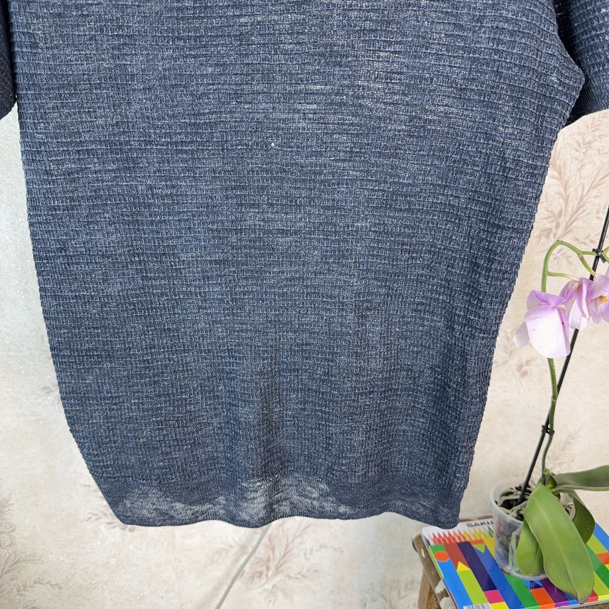 Gran Sasso Gran Sasso T shirt Polo Luxury Italian XL Dark Blue Knited Size US XL / EU 56 / 4 - 14 Thumbnail