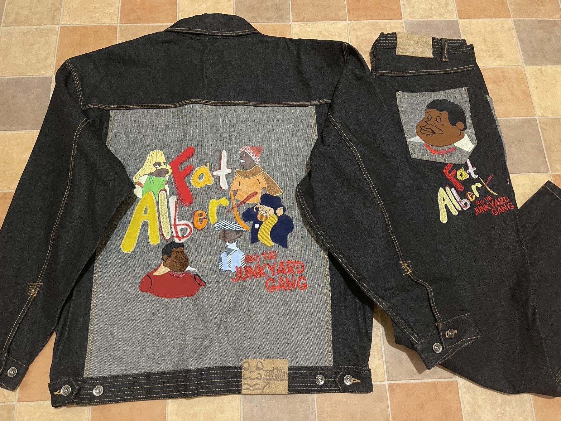 Fubu Platinum FUBU denim suit Fat Albert and Cosby Kids jeans XXL Size US XXL / EU 58 / 5 - 6 Thumbnail