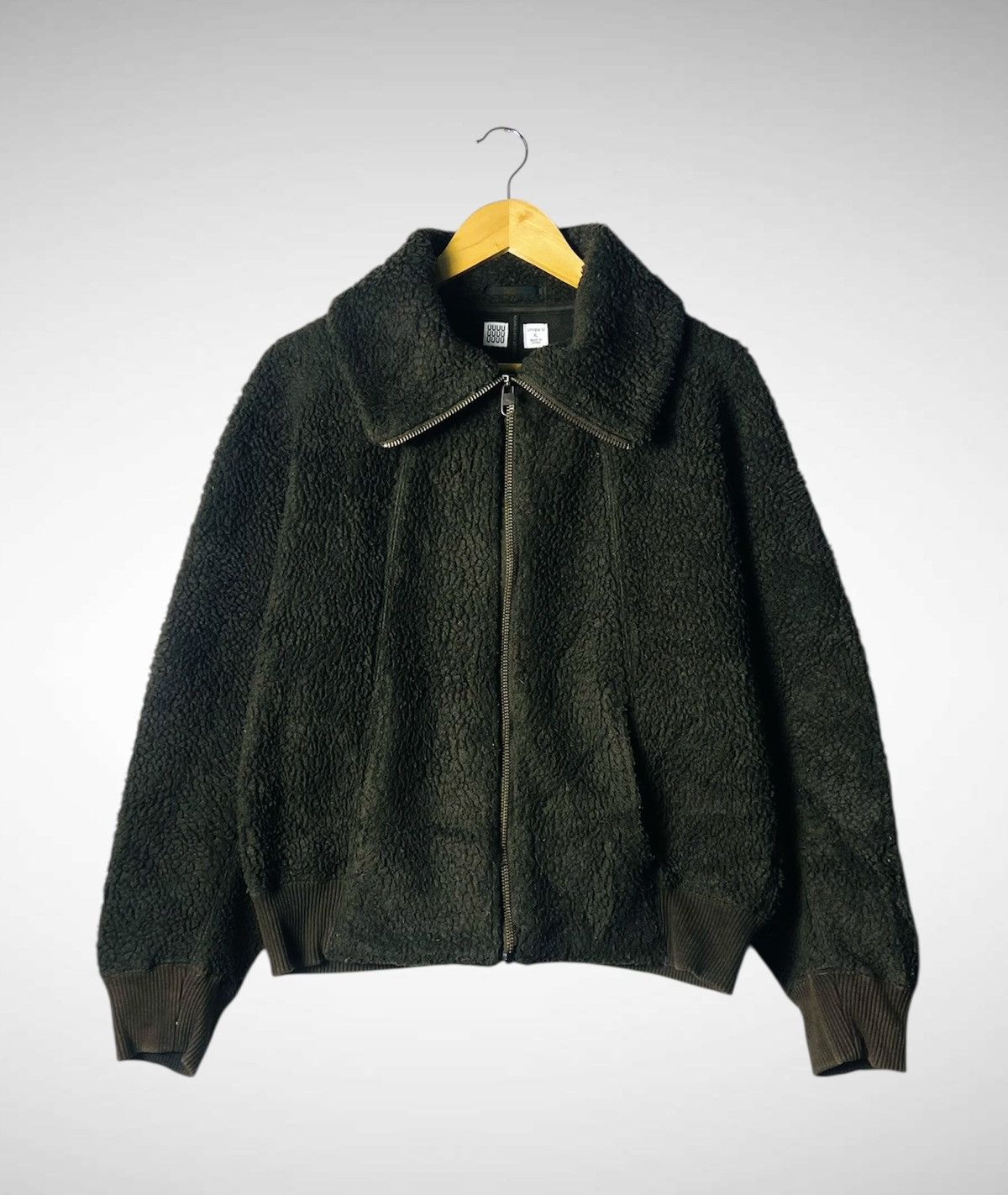 Lemaire × Uniqlo Uniqlo X Lemaire Sherpa Crop Jacket Size US XL / EU 56 / 4 - 1 Thumbnail