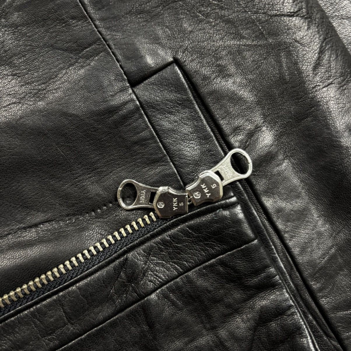 Ekam 2000s 7 Cross - Vkei Style Leather Jacket Size US M / EU 48-50 / 2 - 7 Thumbnail