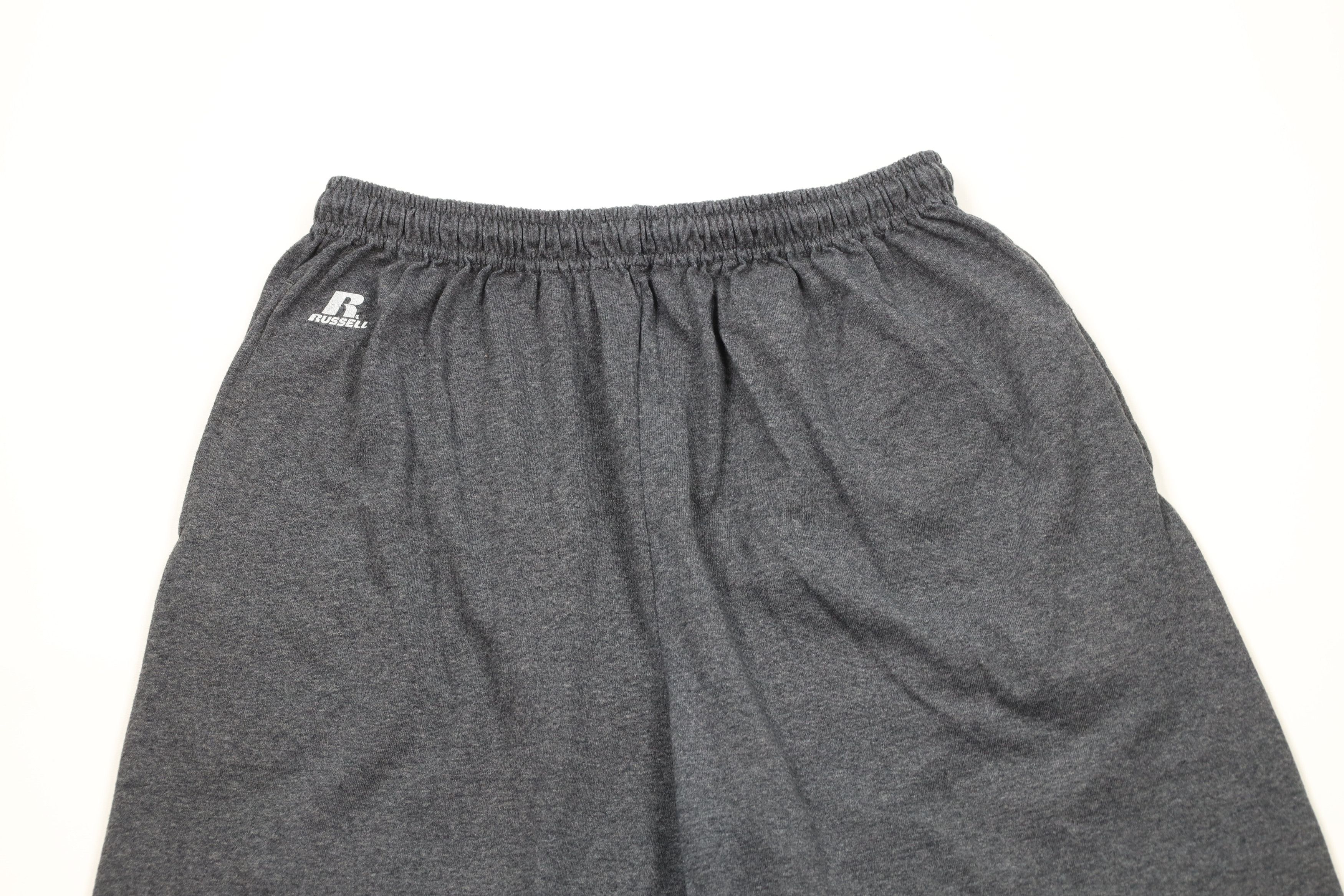 Russell Athletic × Vintage Vintage 90s Russell Athletic Lightweight Wide Leg Pants Gray Size US 34 / EU 50 - 2 Thumbnail