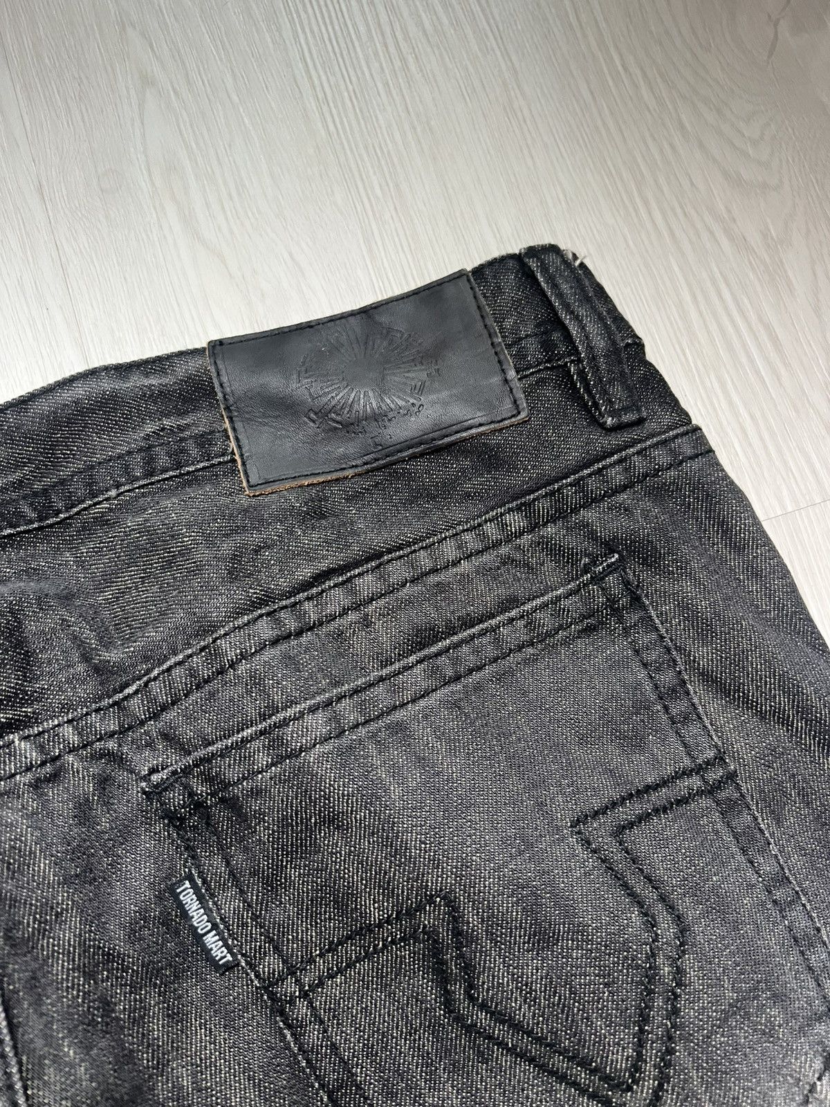 Tornado Mart Tornado Mart Tribal Swarovski Crystals Flared Pants Size US 32 / EU 48 - 7 Thumbnail
