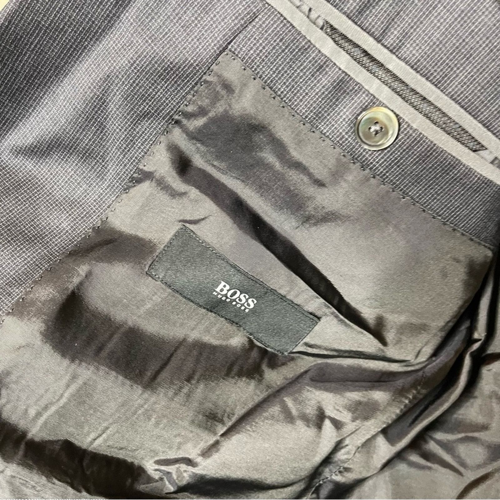Hugo Boss Hugo Boss Grey 100% wool 2 button blazer sz 42R Size 42R - 6 Thumbnail