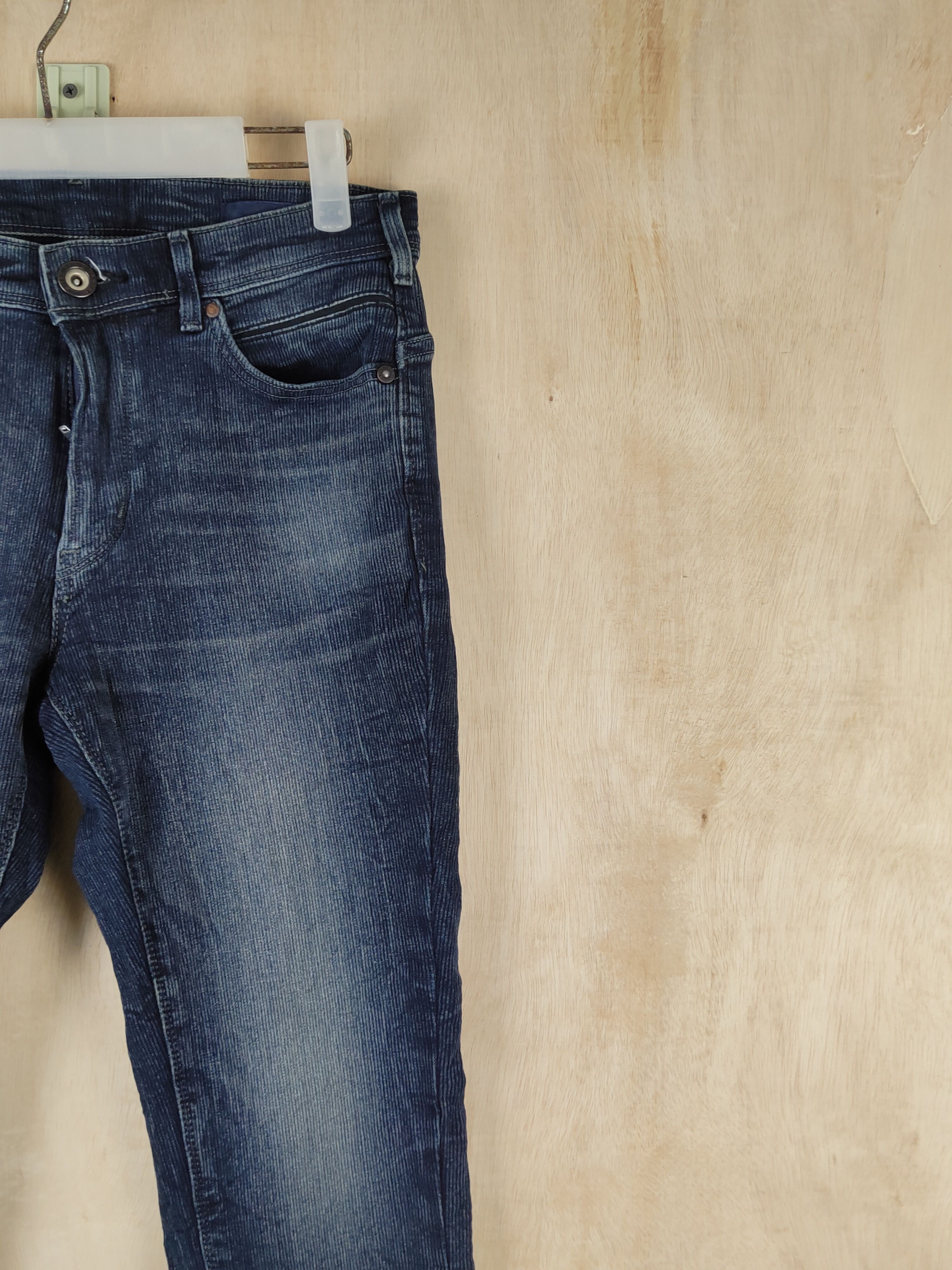 Edwin Edwin-Jerseys Dark Blue Corduroy Skinny Jeans #S2512 Size 29" - 5 Thumbnail