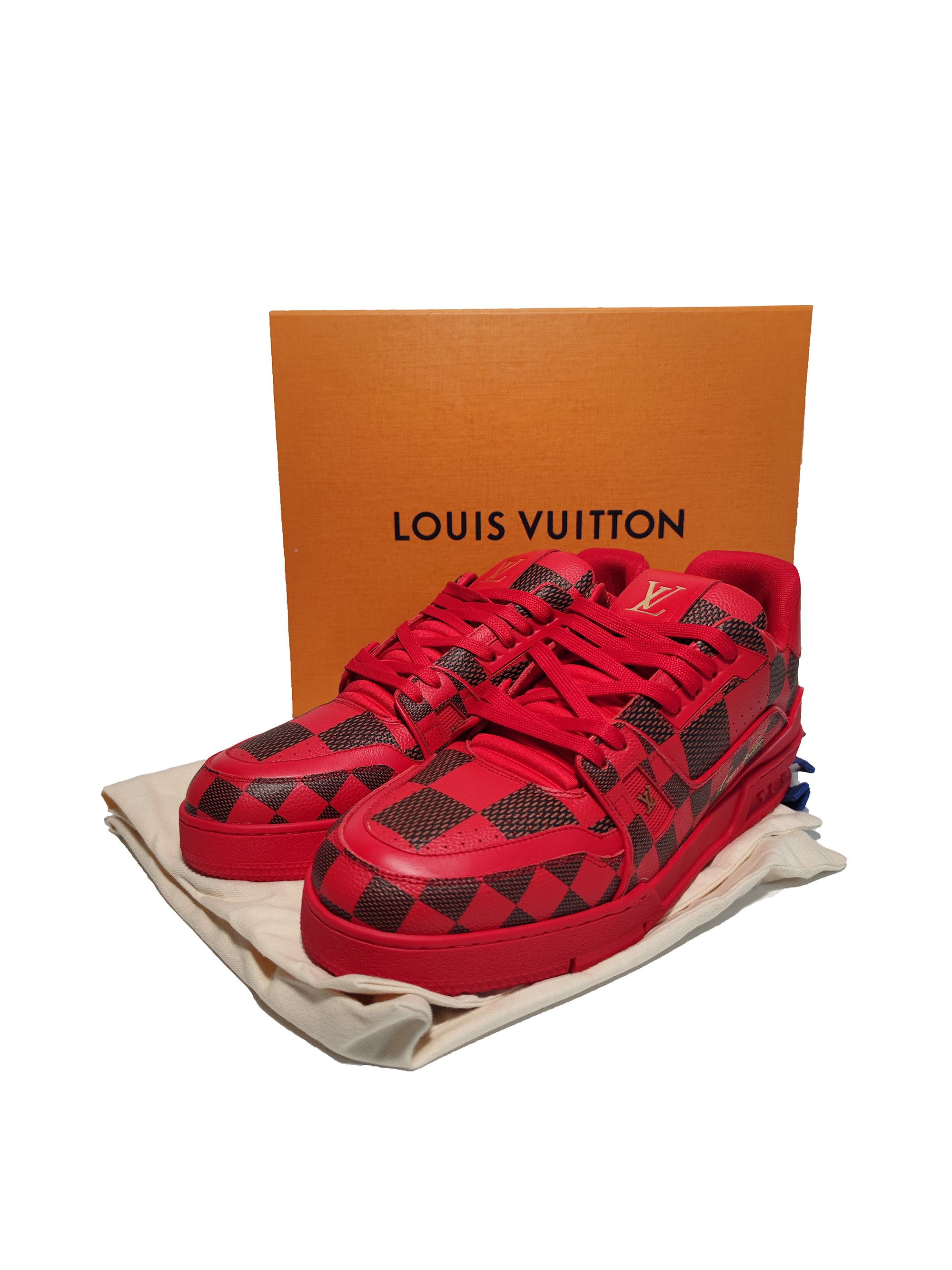 Louis Vuitton × Pharrell Louis Vuitton LV Trainer Damier Size US 10 / EU 43 - 1 Thumbnail