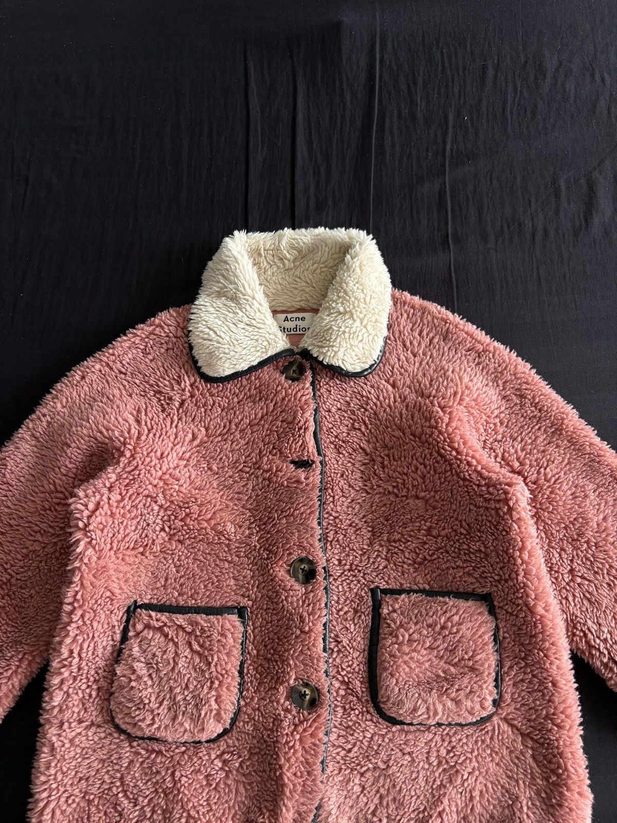 Acne Studios RARE‼️ Acne Studios Teddy Sherpa Fleece Jacket Shag Shaggy Size XS / US 0-2 / IT 36-38 - 4 Thumbnail