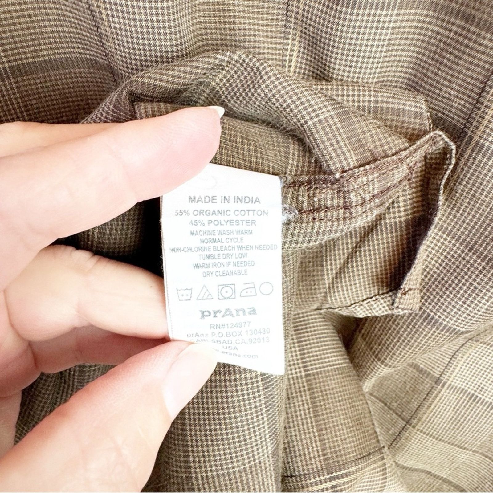 Prana Prana Brown Plaid Button Up Untuck Shirt Men’s Size Medium Size US M / EU 48-50 / 2 - 12 Thumbnail