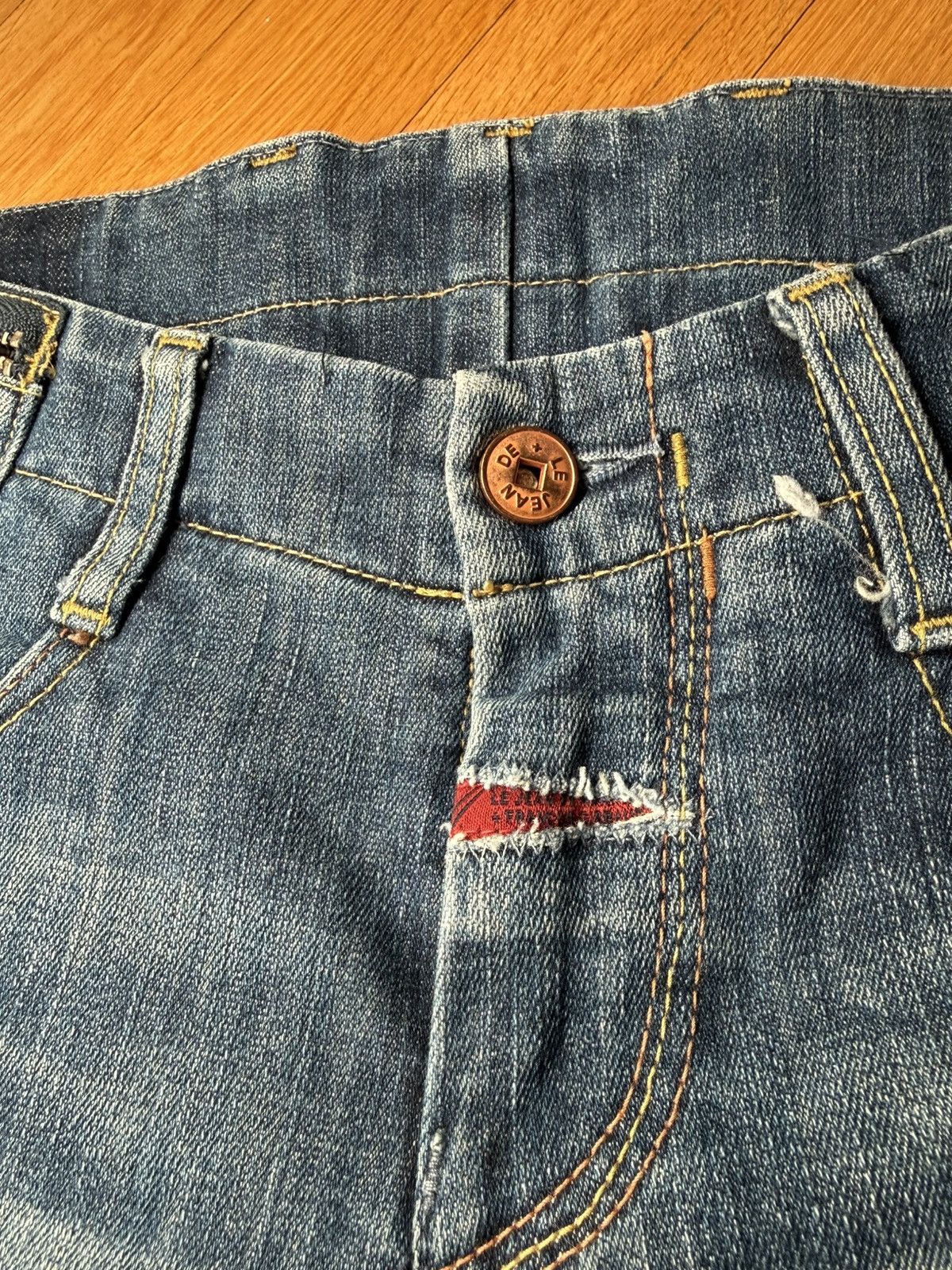 Marithe + Francois Girbaud Marithe Francois Girbaud Star Embroidered Western Denim Size US 30 / EU 46 - 7 Thumbnail