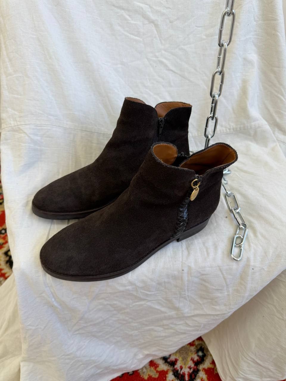 Vintage See By Chloé Vintage Men's Suede Classic Avant-Garde Boots Size US 9 / EU 42 - 8 Thumbnail