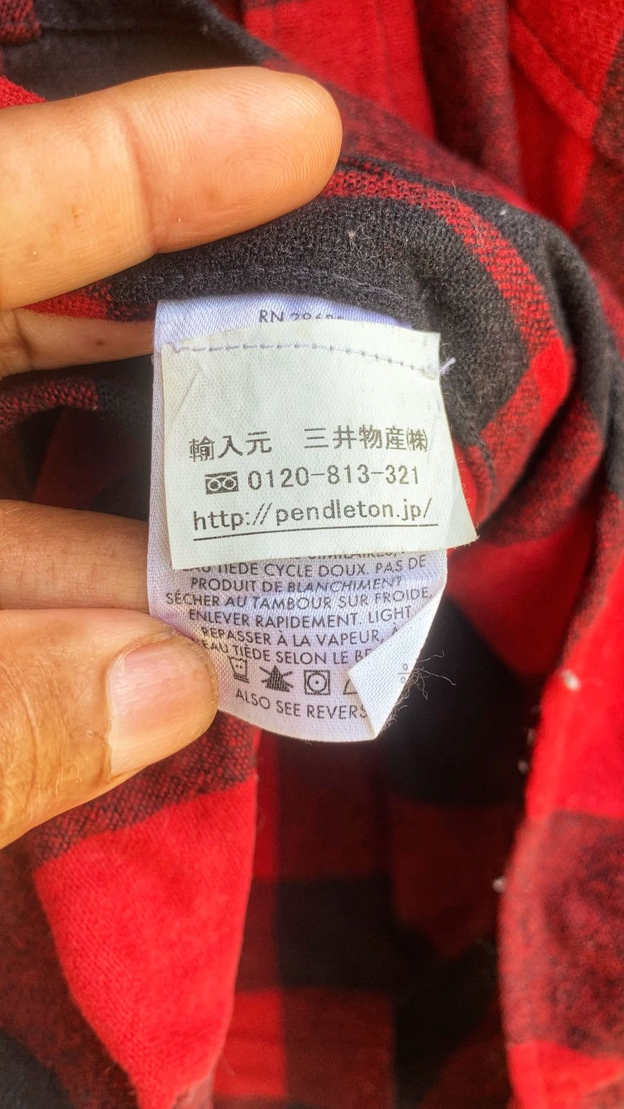 NANO universe × Pendleton × United Arrows Vintage 3 Colabration Brand Red Tartan Flanel Size XL / US 12-14 / IT 48-50 - 10 Thumbnail