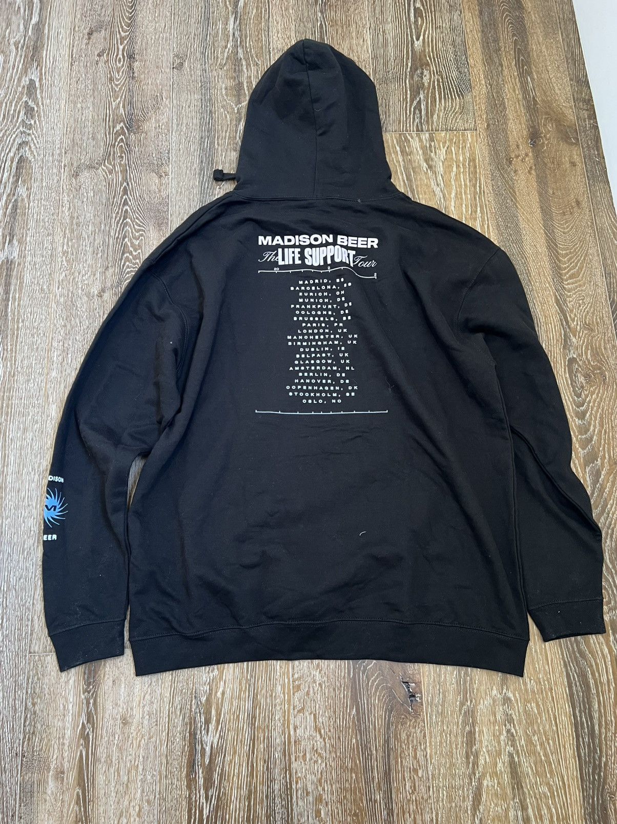 Vintage Madison beer life support black hoodie Size XXL / US 16-18 / IT 52-54 - 2 Thumbnail