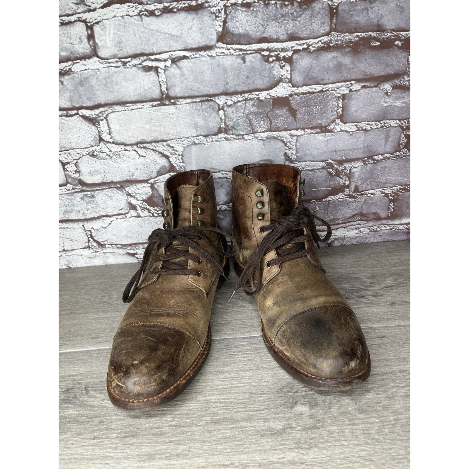 Warfield & Grand Warfield And Grand Mesa Brown Leather Lace Up Chukka Boots M Size US 8.5 / EU 41-42 - 17 Thumbnail