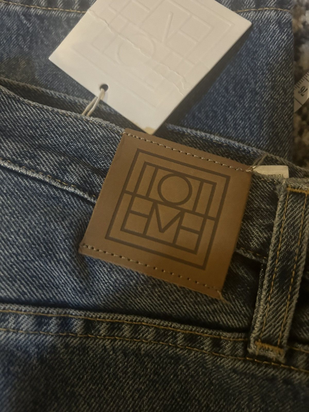 Toteme Toteme Cotton Organic Regular Fit Denim Vintage Wash 425 Size 30" / US 8 / IT 44 - 5 Thumbnail