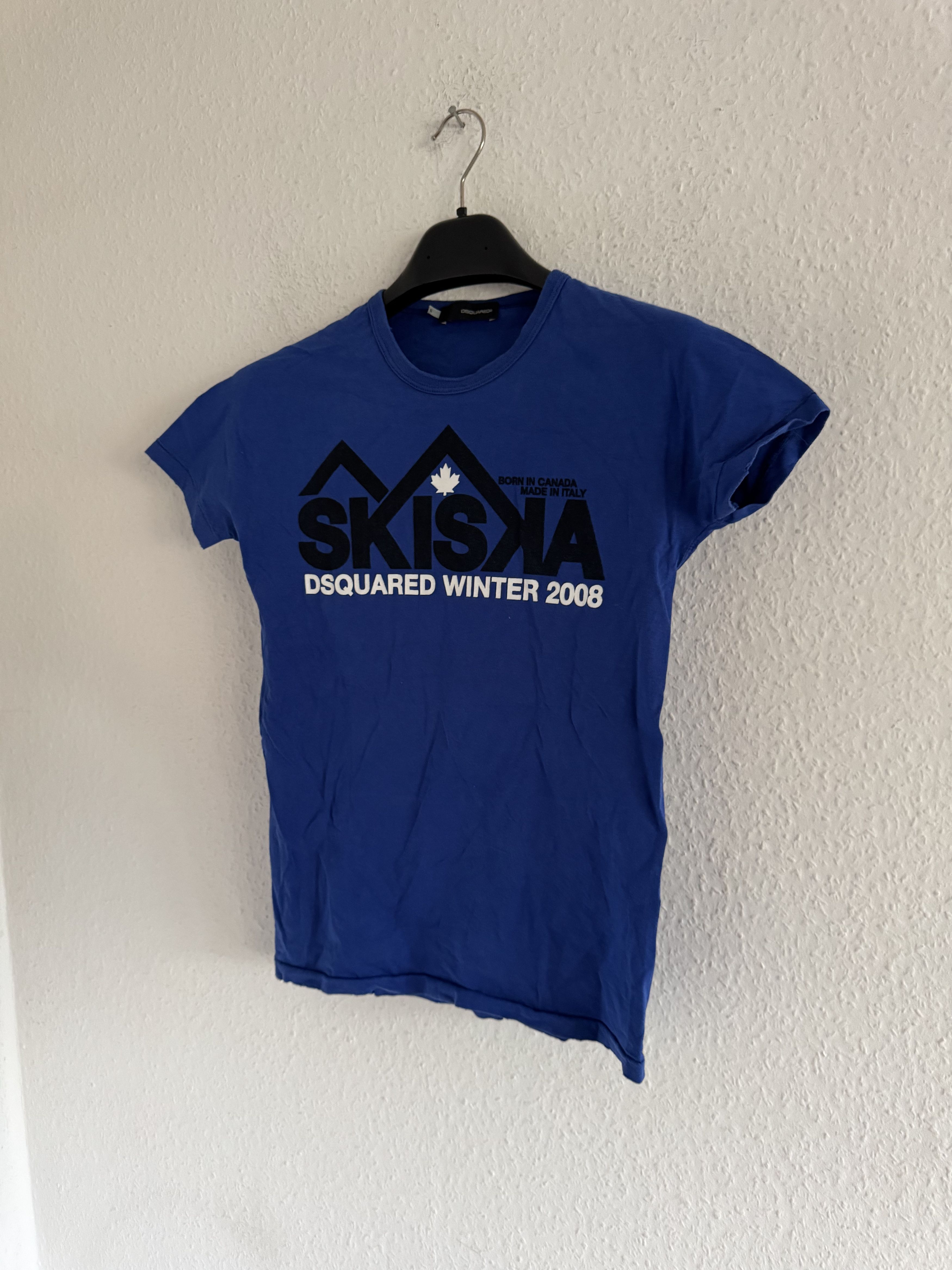 Dsquared2 SKI SKA Winter 2008 Cropped Graphic T-Shirt Size US S / EU 44-46 / 1 - 2 Thumbnail