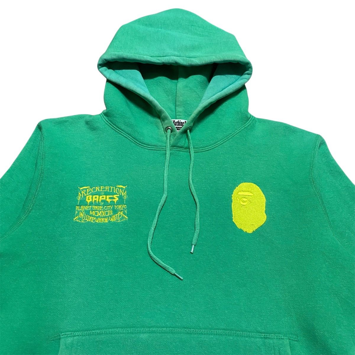 Bape Rare‼️🔥Bape Planet City Tokyo Embroidery Small Logo Hoodie Size US M / EU 48-50 / 2 - 3 Thumbnail