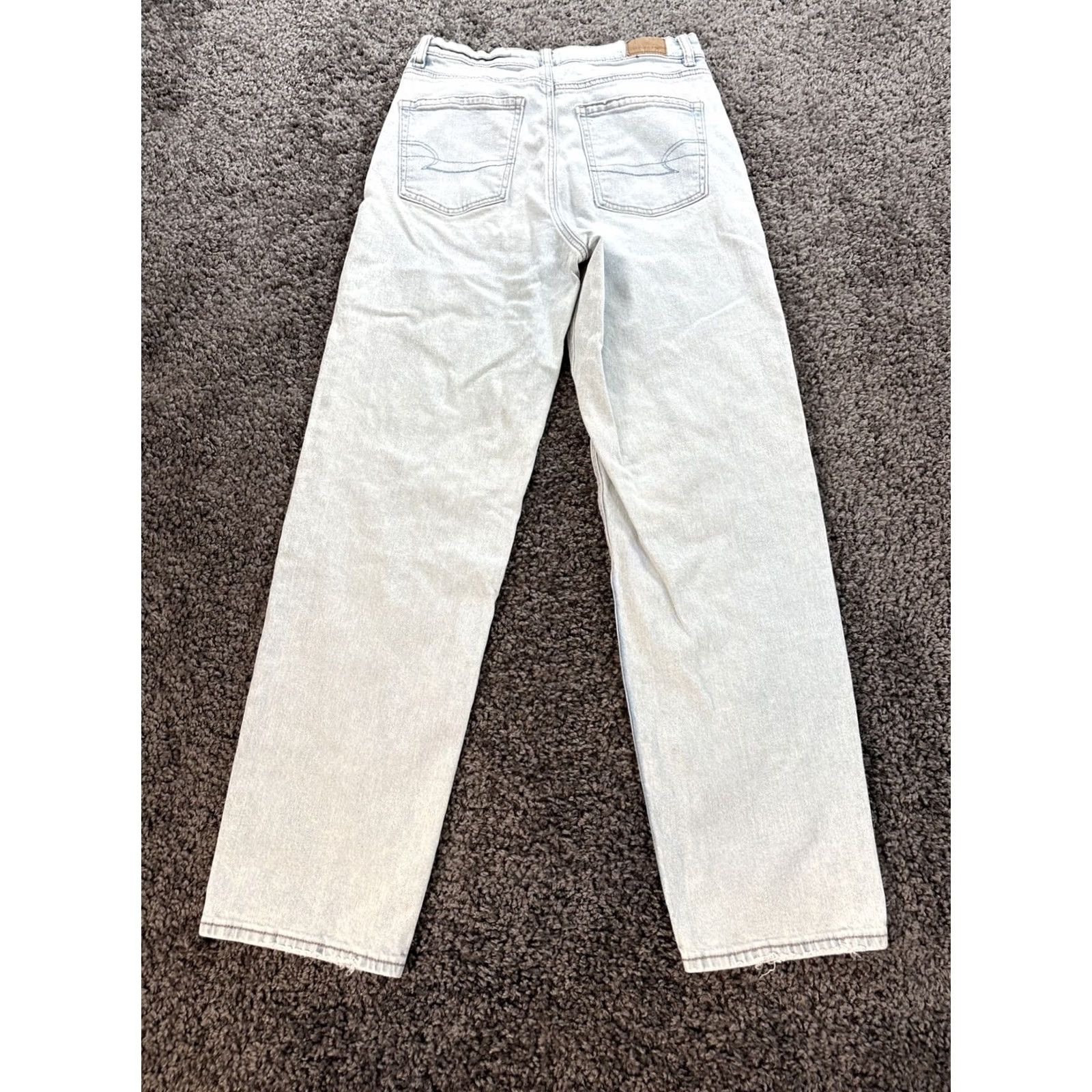 American Eagle Outfitters VINTAGE American Eagle Outfitters Jeans 8 Blue 90s Baggy Wide-Leg High Rise Denim Women Size 30" / US 8 / IT 44 - 8 Thumbnail