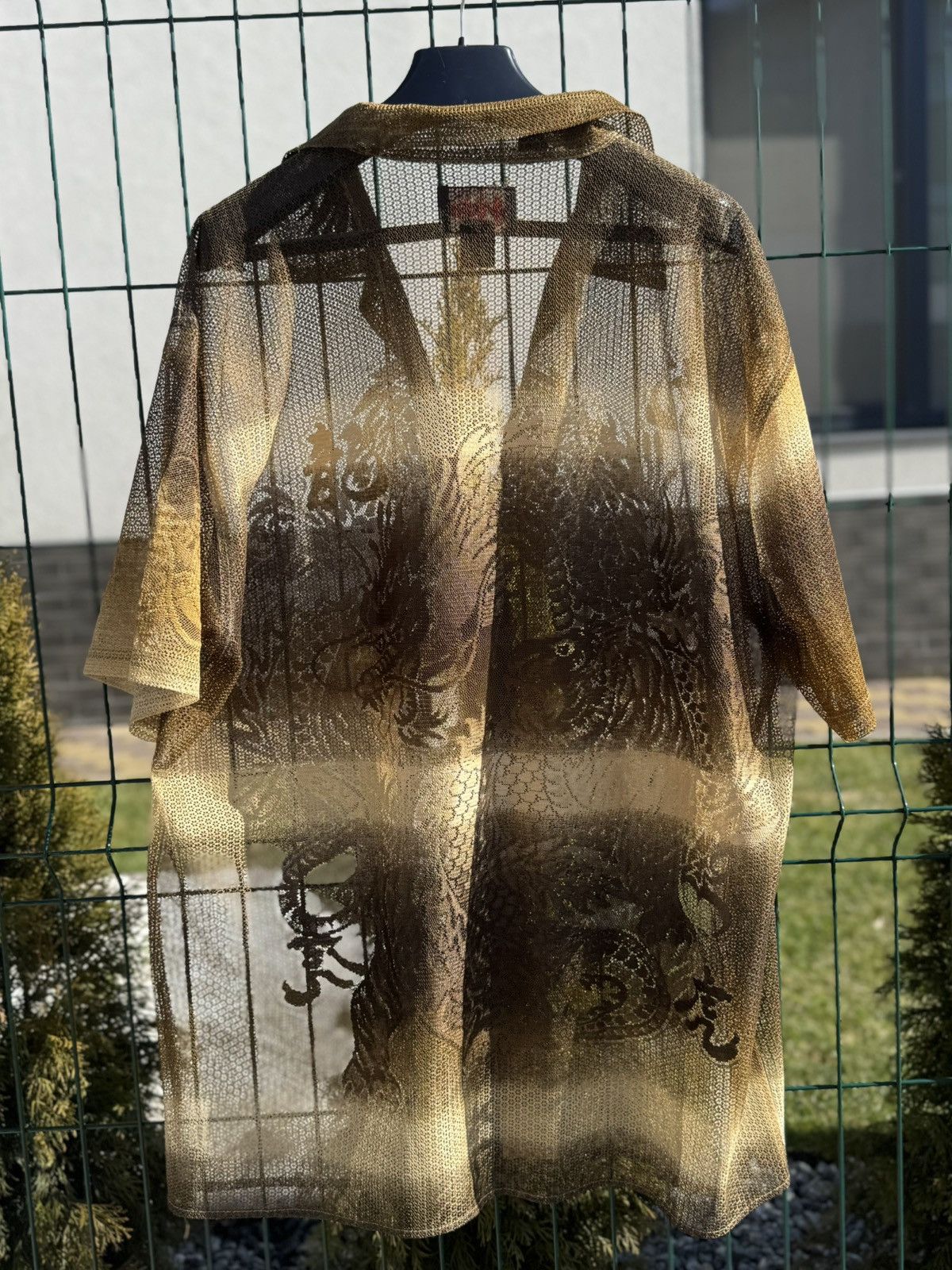 Avirex Avirex Gold Hawaiian Shirt Size US XL / EU 56 / 4 - 6 Thumbnail