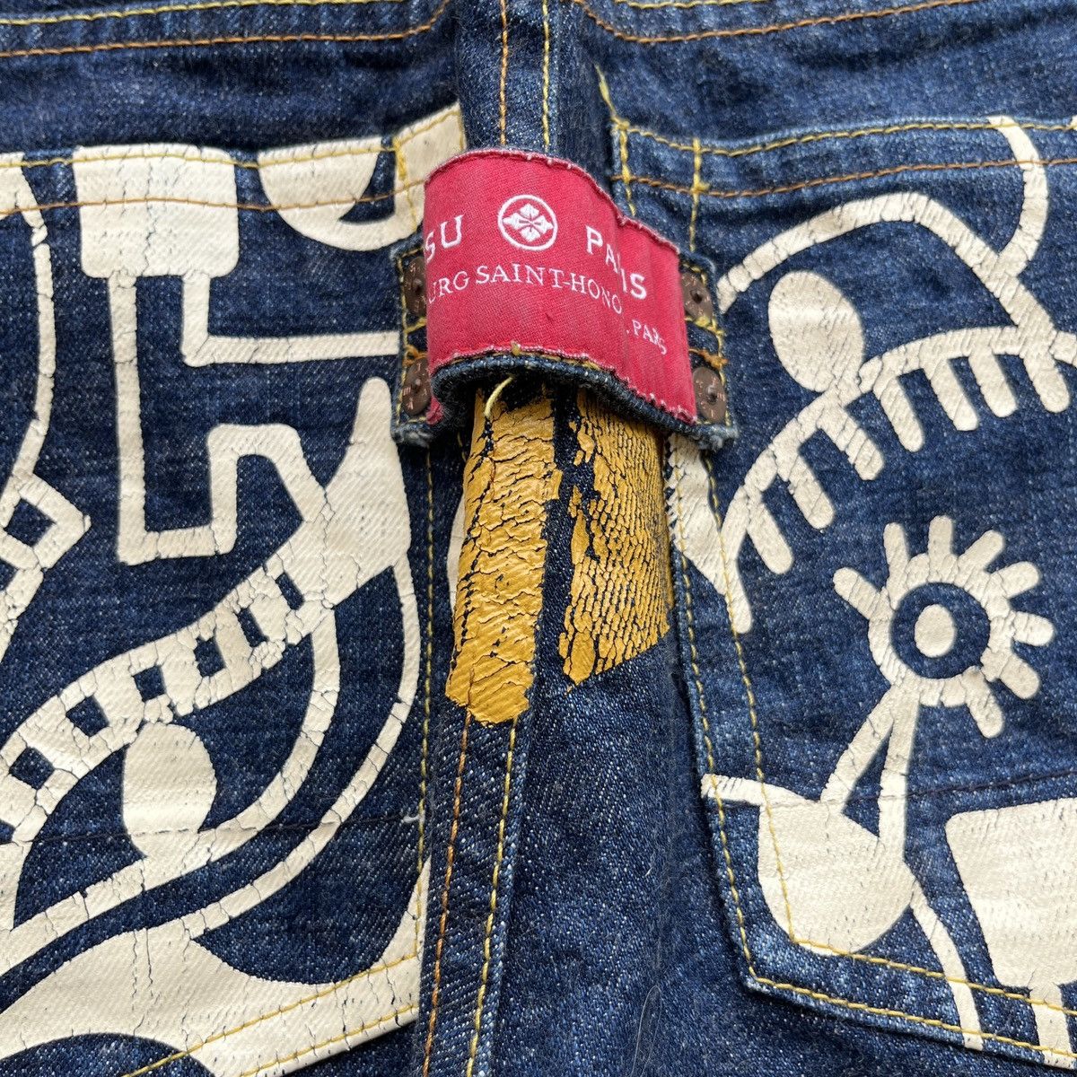 Evisu × Japanese Brand EVISU PARIS DAICOCK SELVEDGE JEANS Size US 32 / EU 48 - 15 Thumbnail