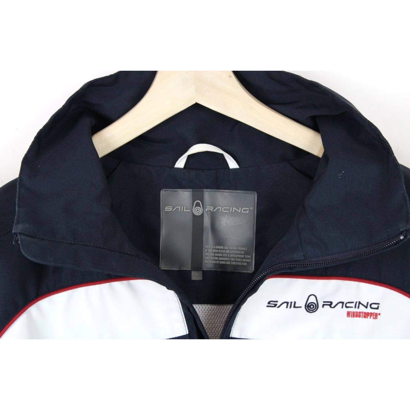Vintage Sail Racing Jacket Mens L The Ocean Men Full Zip Lined Lightweight Blue Size US L / EU 52-54 / 3 - 6 Thumbnail