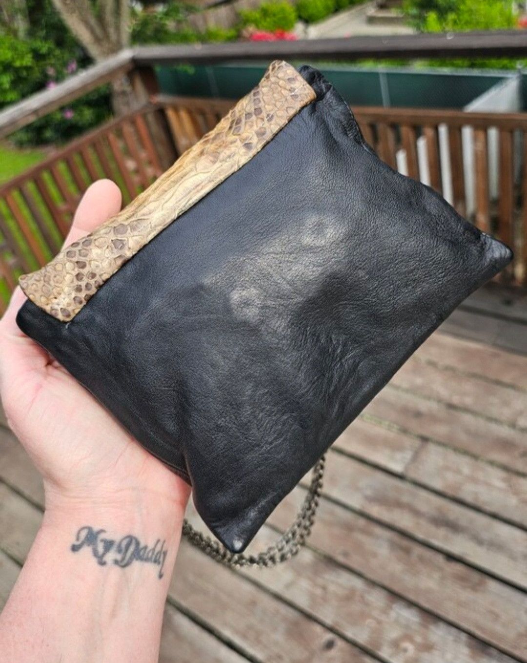 Other Karma Koma Mini Sac Origami Python Flap Crossbody Bag Size ONE SIZE - 2 Thumbnail