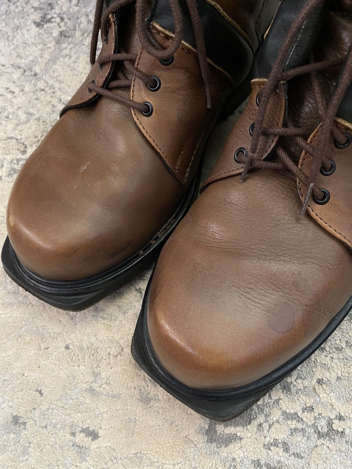 Dirk Bikkembergs 90s Leather Ankle Boots Size US 10 / EU 43 - 4 Thumbnail