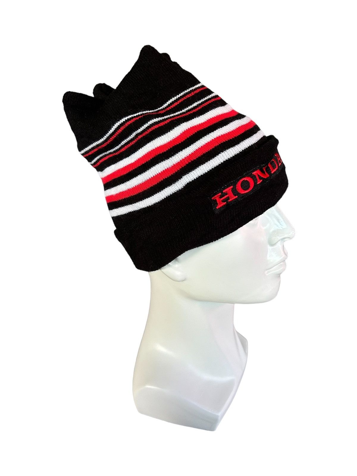 Honda × Japanese Brand × Vintage Bunny Horn Devil Honda Beanie Hats 🎌☠️ Size ONE SIZE - 2 Thumbnail