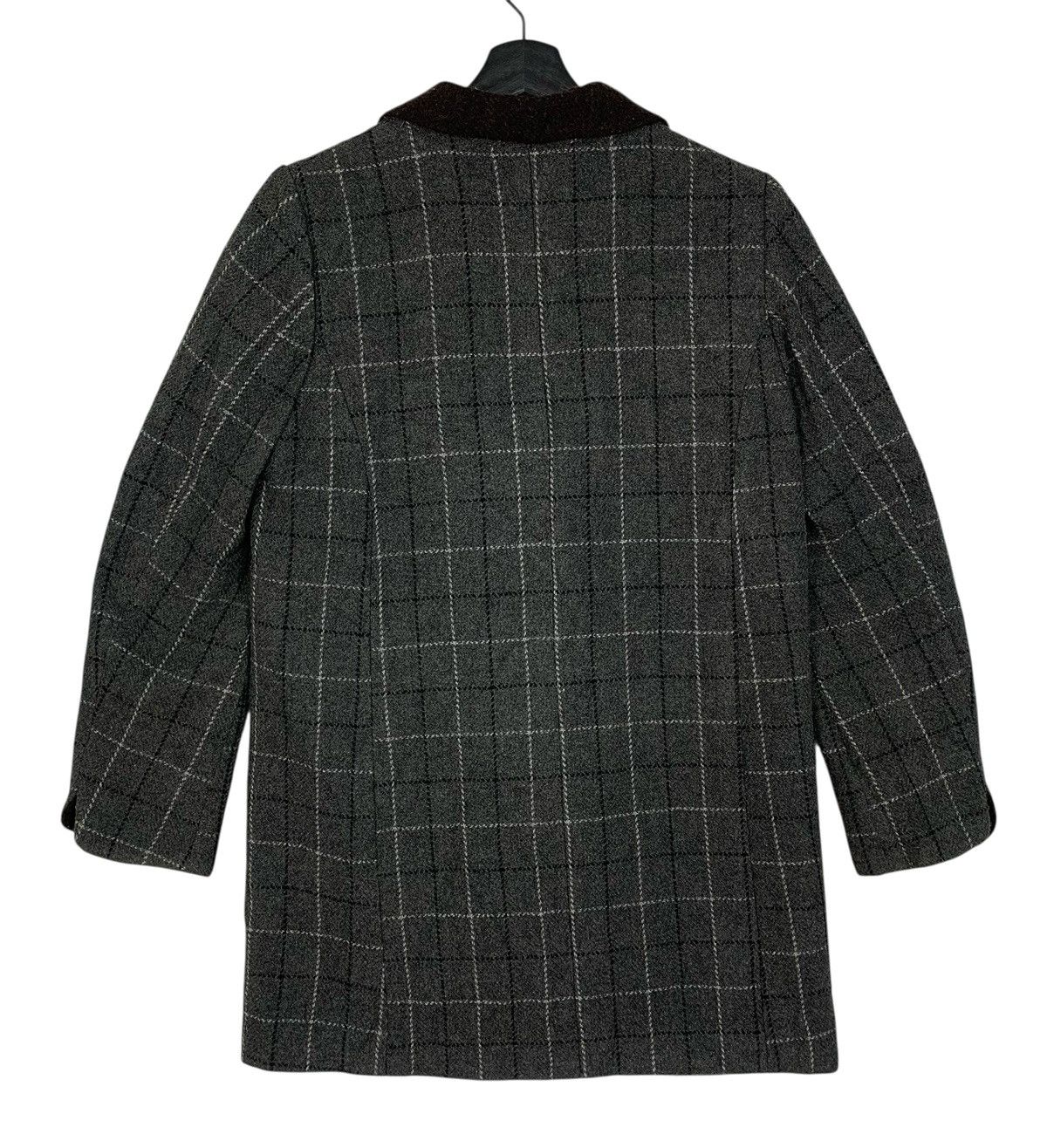 Designer × Harris Tweed × Japanese Brand Harris Tweed Sevendays:Sunday Designer Luxury Long Coat Size US M / EU 48-50 / 2 - 7 Thumbnail