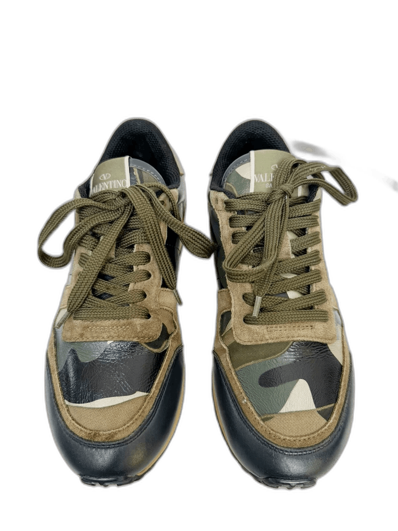 Valentino Valentino Camo Sneakers Size 36 Size US 6 / IT 36 - 1 Thumbnail