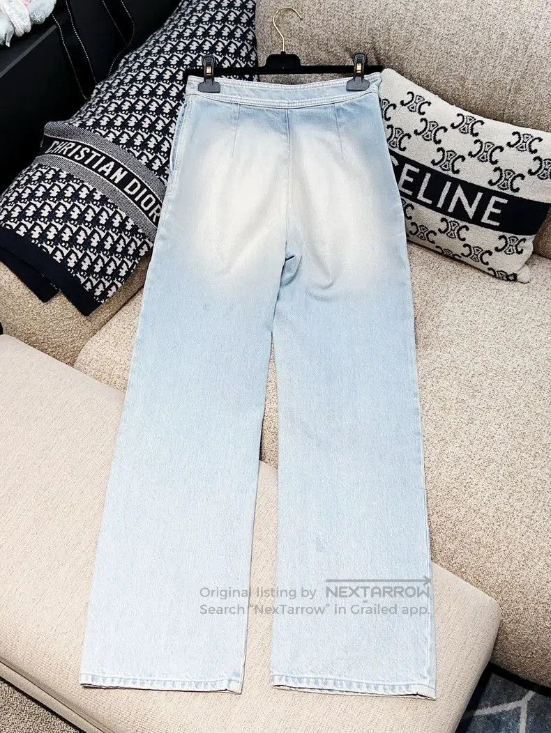 Chanel Chanel 24M light blue gradient coated jeans straight pants Size 42" / US 20 - 3 Thumbnail