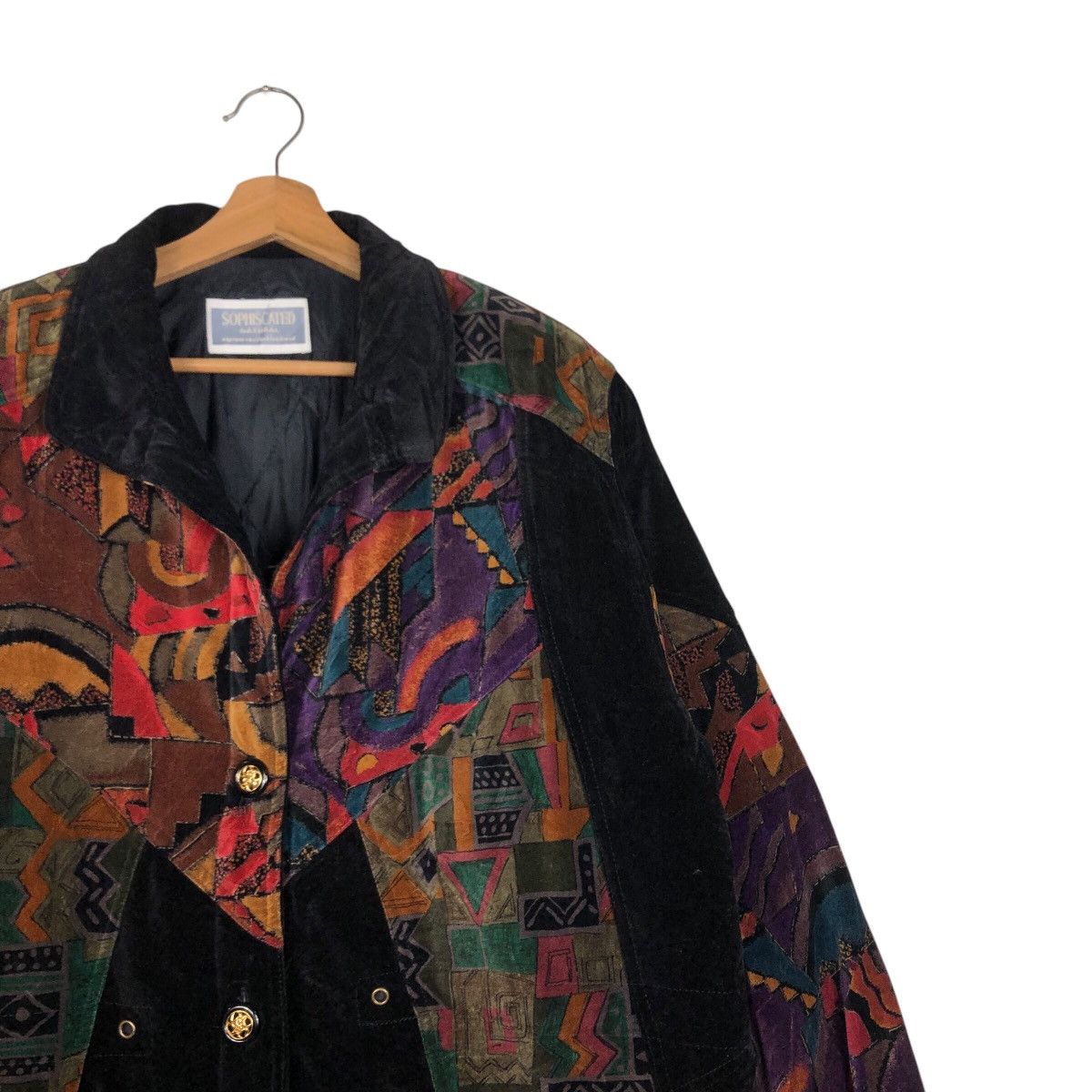 Japanese Brand 📌Vintage Button Chore Jacket Navajo Design Sophiscated Size US M / EU 48-50 / 2 - 7 Thumbnail