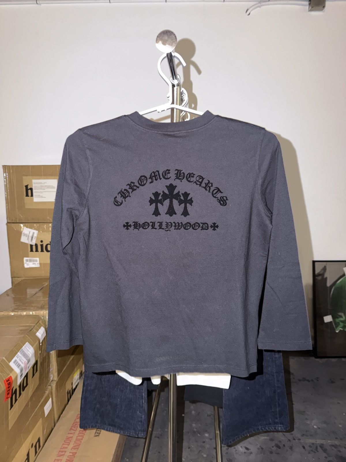 Chrome Hearts Chrome Hearts "Blind Spot" 2/4 Sleeve Raglan Top Size M / US 6-8 / IT 42-44 - 2 Thumbnail
