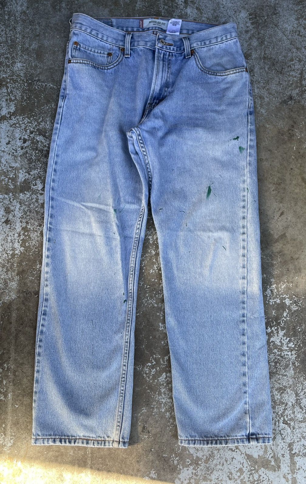 Levi's Levis 505s Denim Jeans Size US 34 / EU 50 - 2 Thumbnail