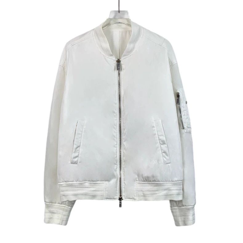 Dior Dior White logo letter embroidery zipper jacket 2501-Nextar Size US M / EU 48-50 / 2 - 1 Thumbnail