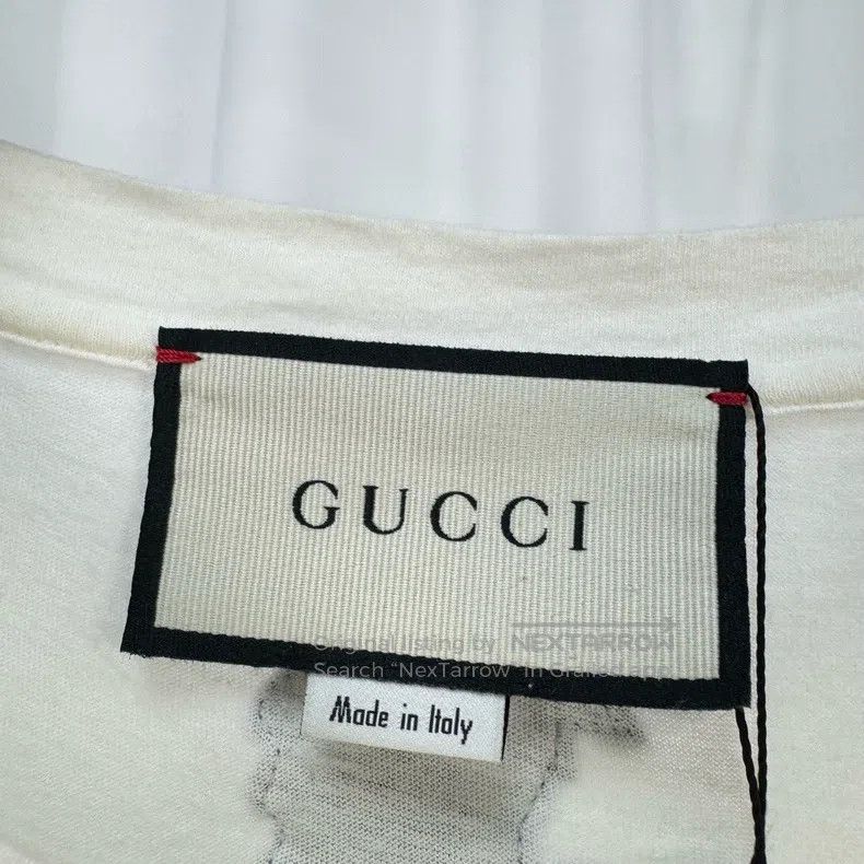 Gucci Gucci Embroidered floral belt letter short sleeve Size US S / EU 44-46 / 1 - 5 Thumbnail