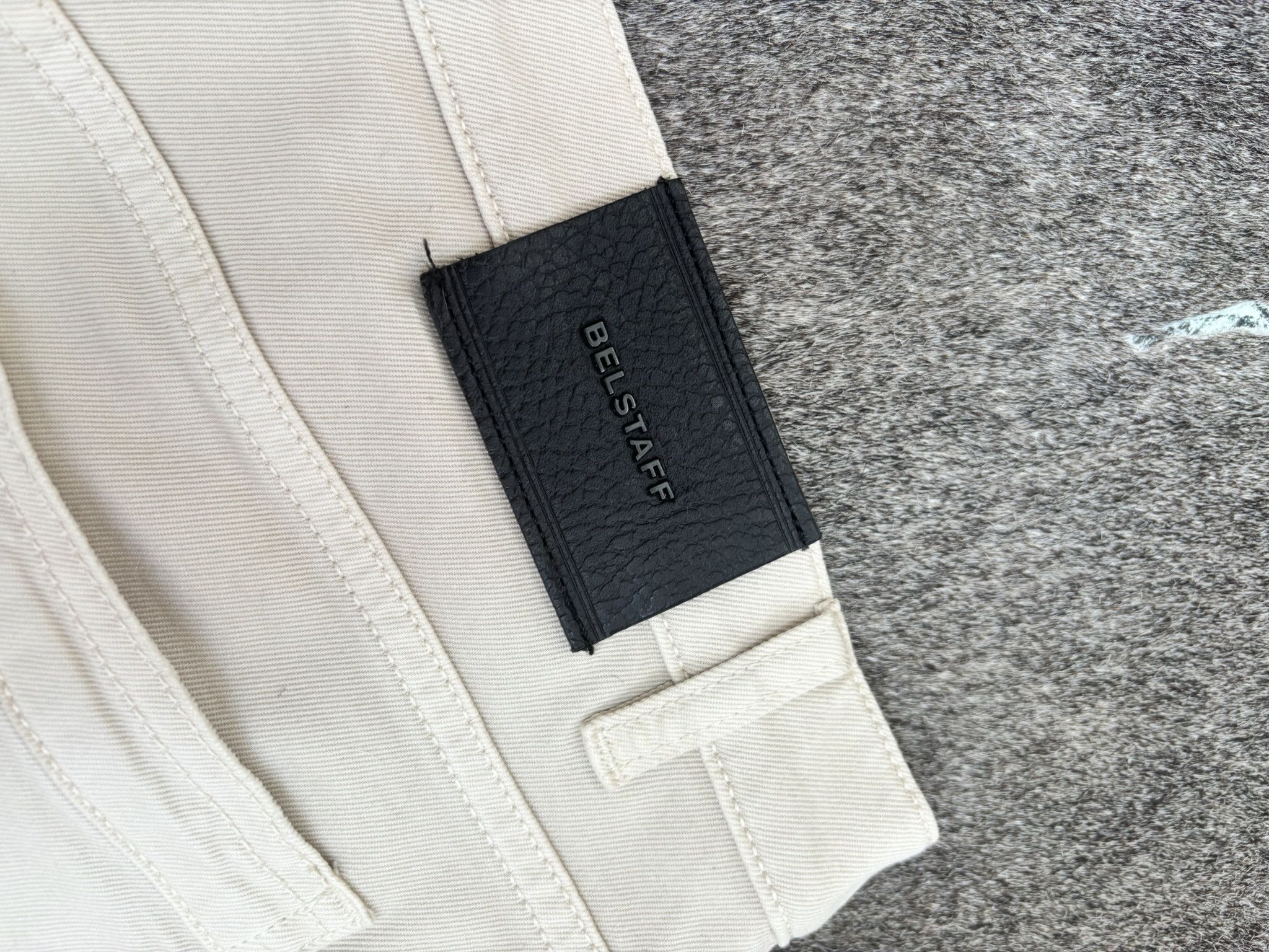 Belstaff Belstaff Moto Cargo Pants Beige 32x33 – Slim Fit Biker Style Size US 32 / EU 48 - 7 Thumbnail